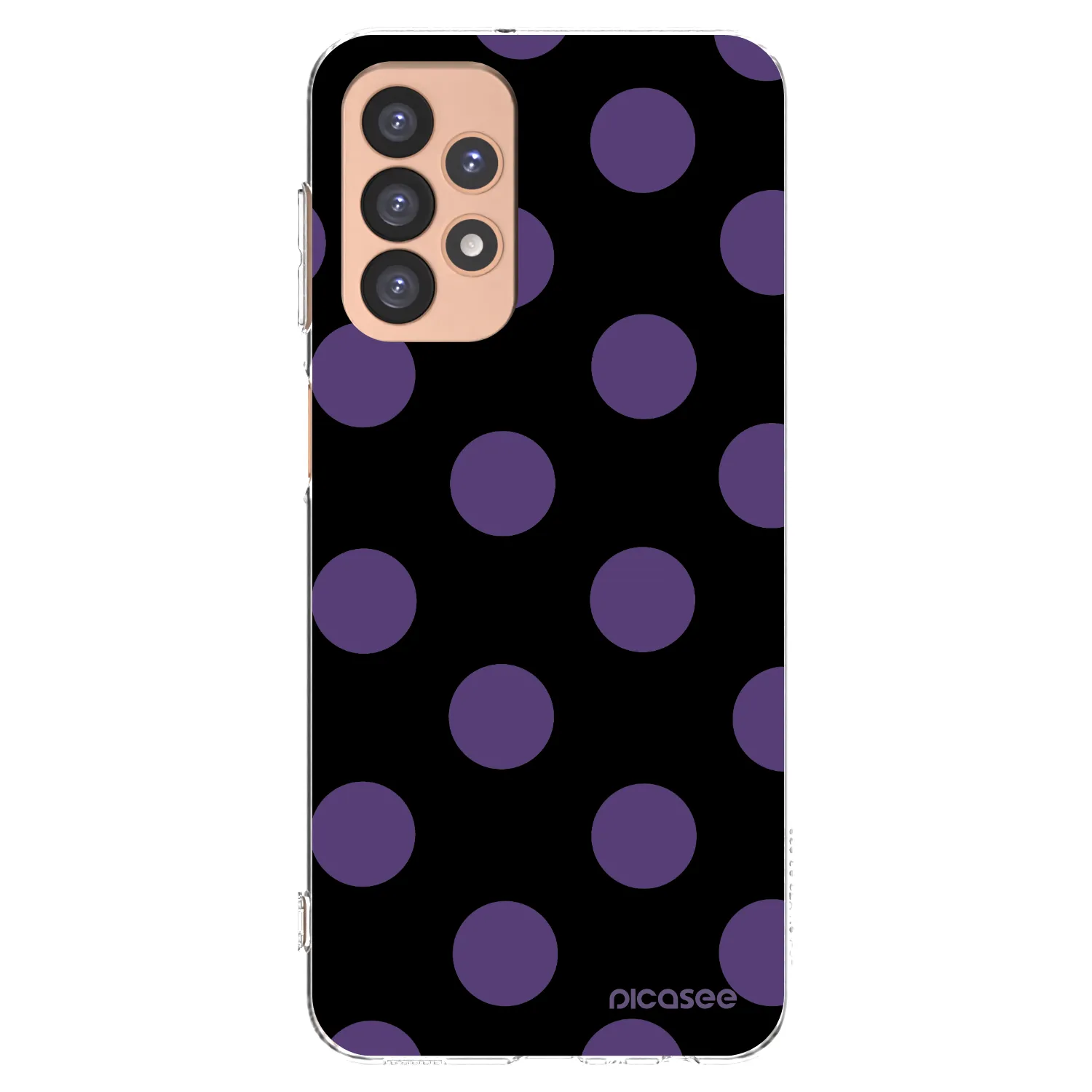 Picasee Samsung Galaxy A23 A236B 5G Hülle - Transparentes Silikon - Big flickers