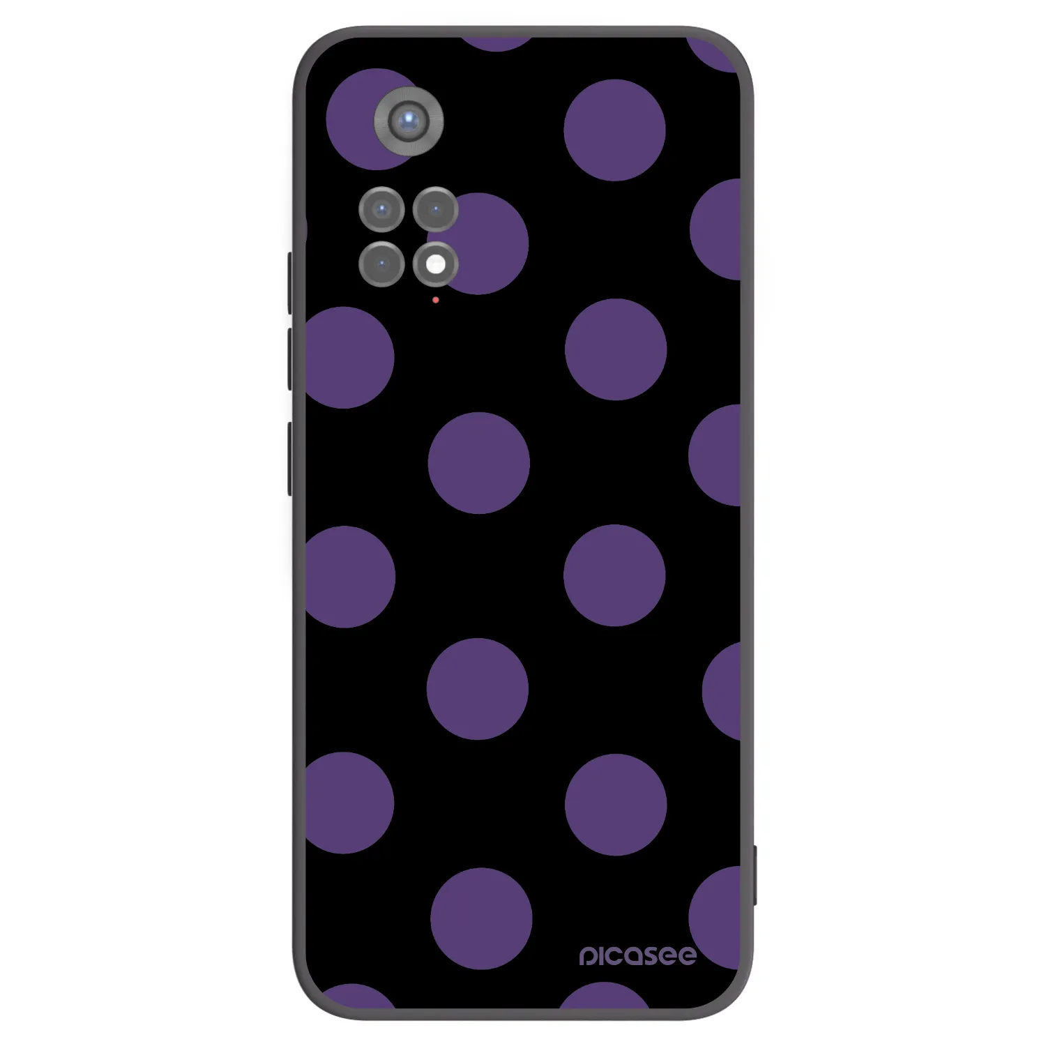 Picasee Xiaomi Redmi Note 11S 5G Hülle - Schwarzes Silikon - Big flickers