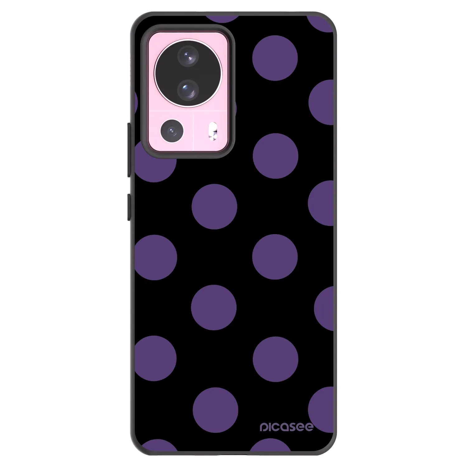 Picasee Xiaomi 13 Lite Hülle - Schwarzes Silikon - Big flickers