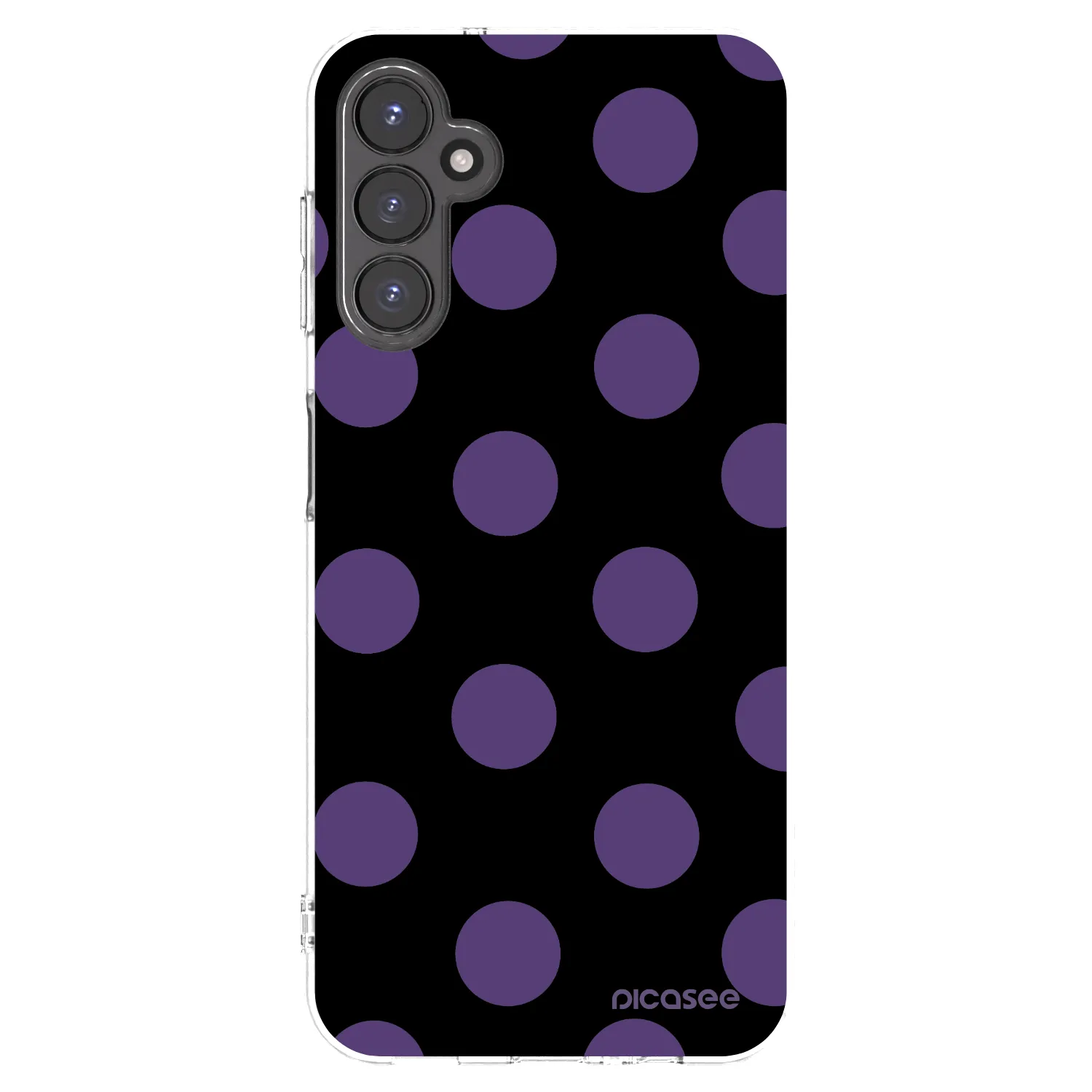Picasee Samsung Galaxy A14 4G A145R Hülle - Transparentes Silikon - Big flickers