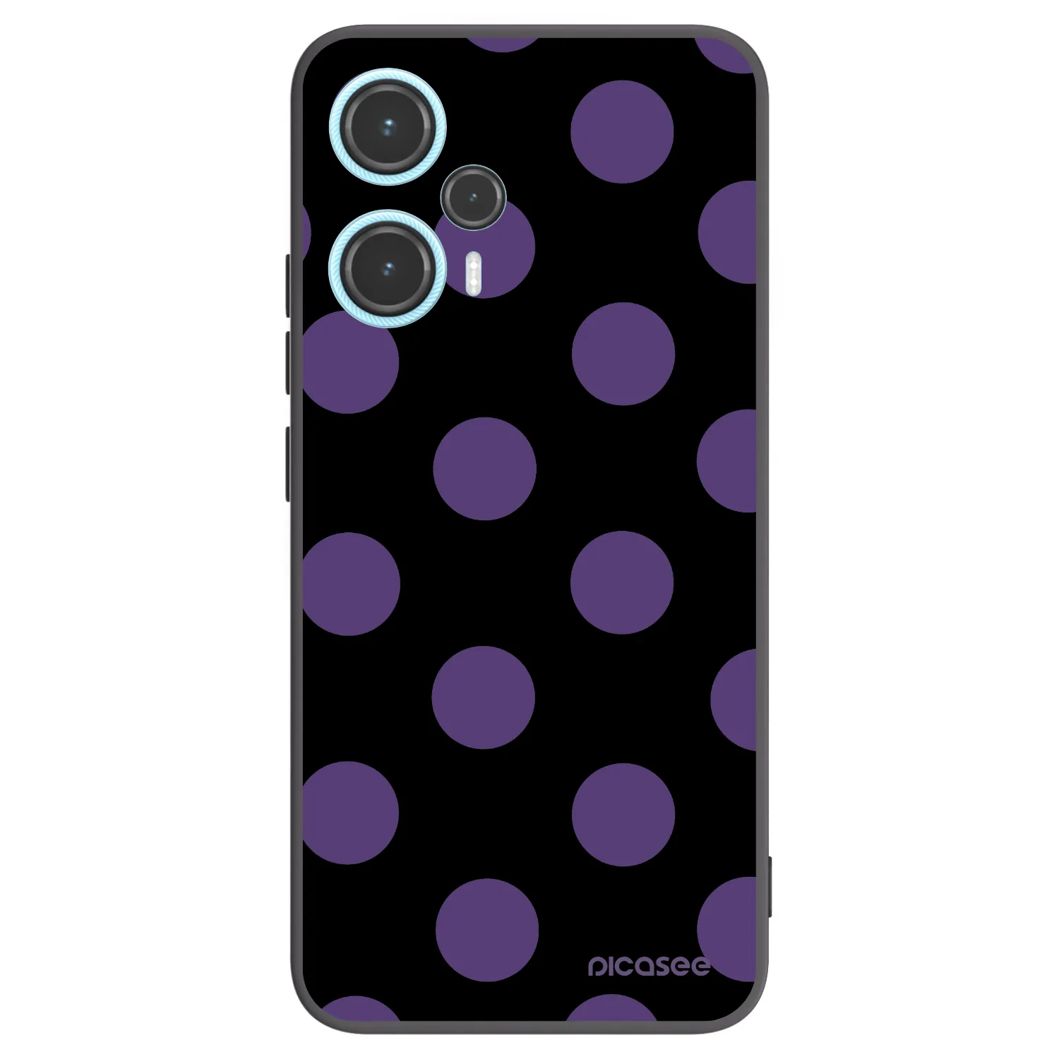 Picasee Xiaomi Poco F5 Hülle - Schwarzes Silikon - Big flickers