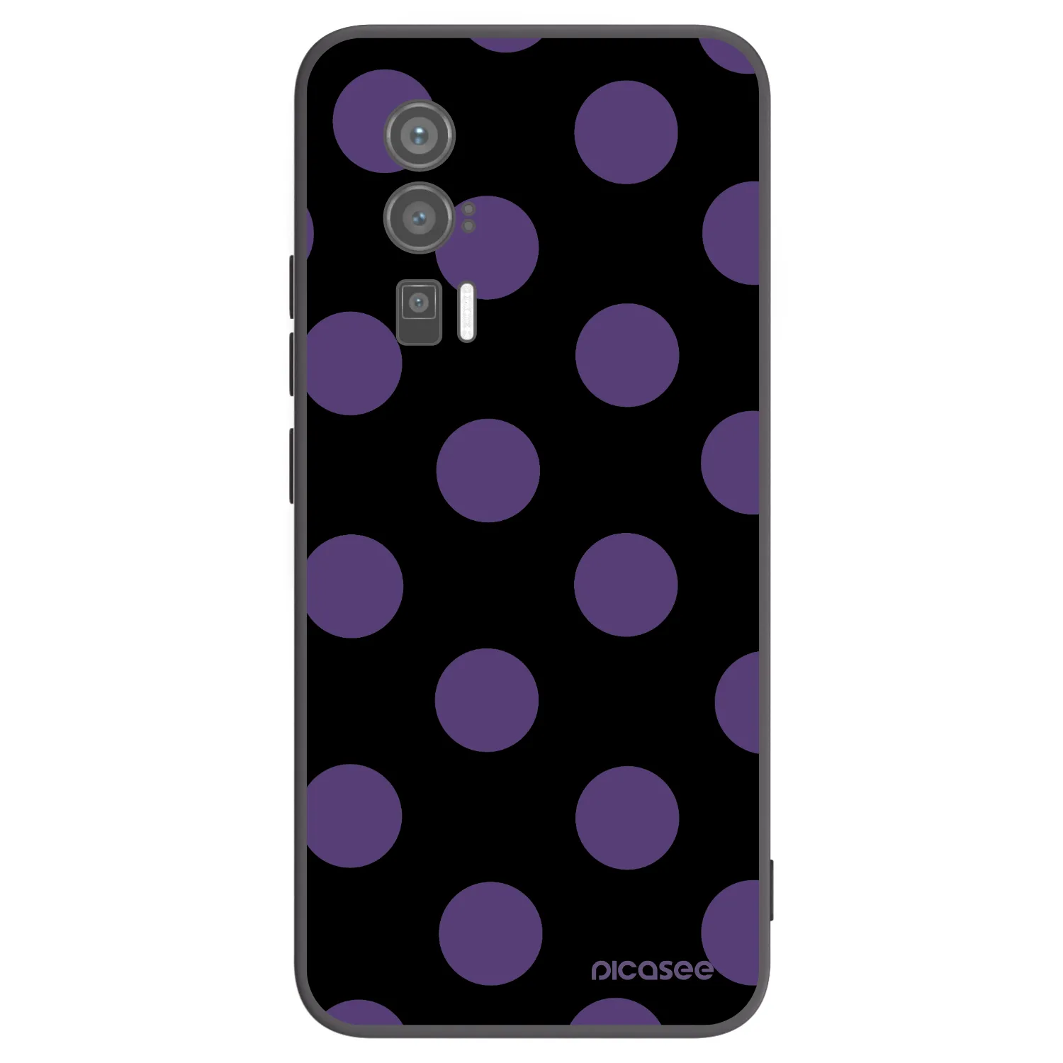 Picasee Xiaomi Poco F5 Pro 5G Hülle - Schwarzes Silikon - Big flickers
