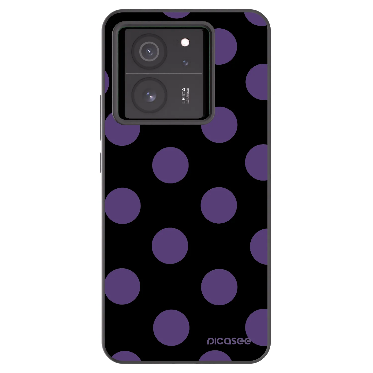 Picasee Xiaomi 13T Hülle - Schwarzes Silikon - Big flickers