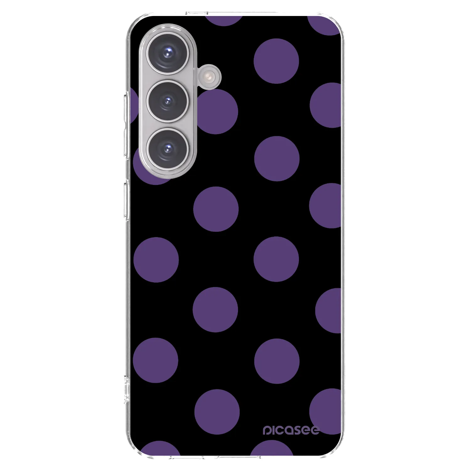 Picasee Samsung Galaxy S24 S921B 5G Hülle - Transparentes Silikon - Big flickers