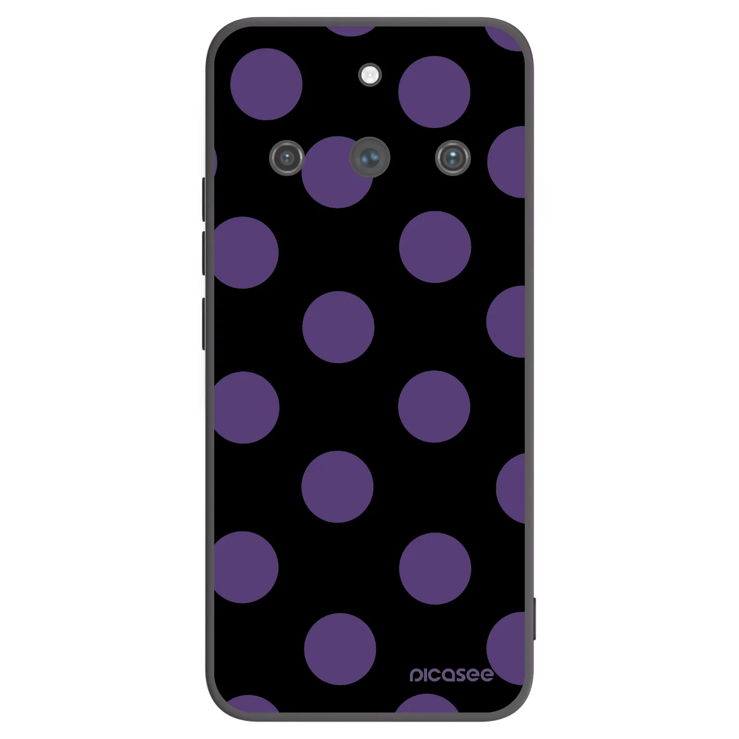 Picasee Realme 11 Pro+ Hülle - Schwarzes Silikon - Big flickers