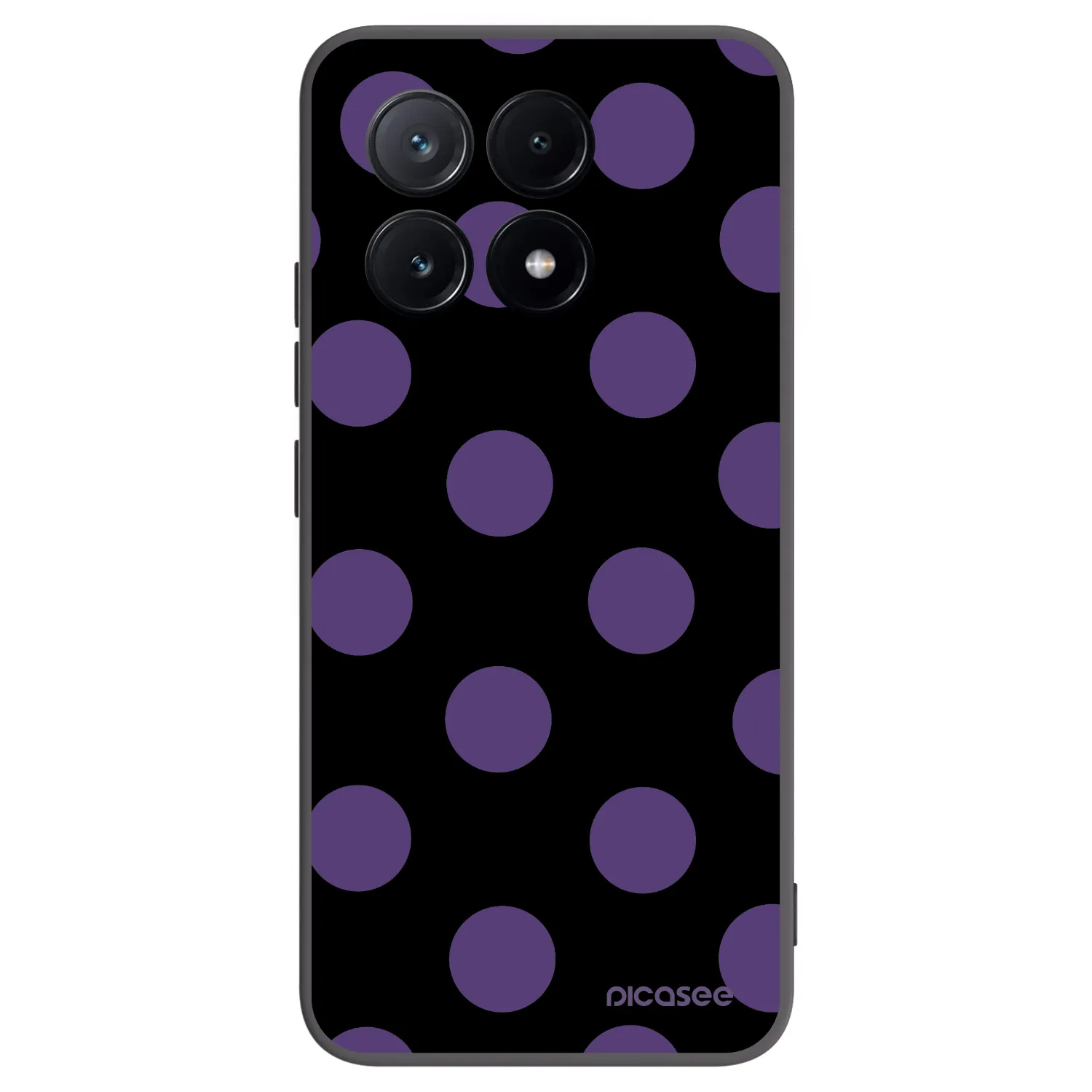 Picasee Xiaomi Poco X6 Pro Hülle - Schwarzes Silikon - Big flickers