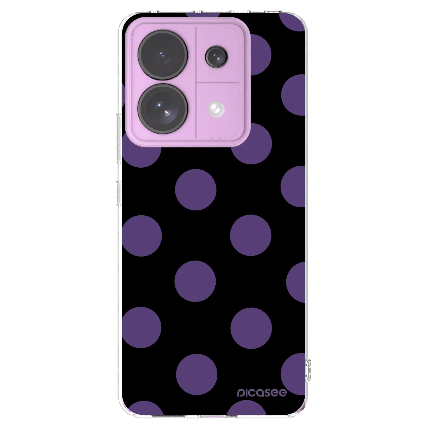 Picasee Xiaomi Redmi Note 13 Pro 5G Hülle - Transparentes Silikon - Big flickers