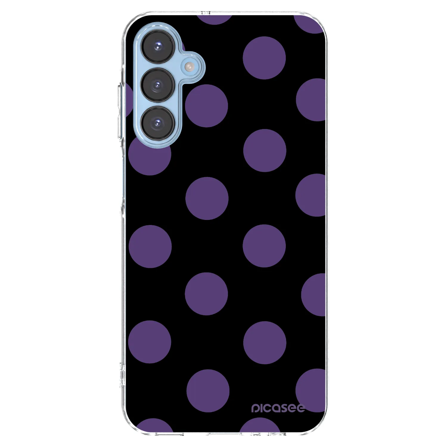 Picasee Samsung Galaxy A15 A156B 5G Hülle - Transparentes Silikon - Big flickers