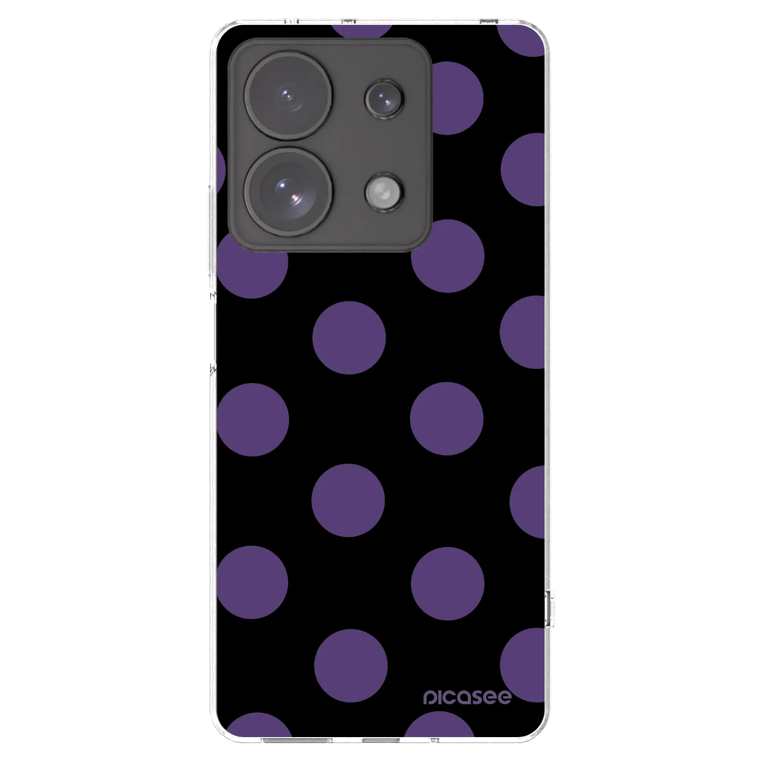 Picasee Xiaomi Redmi Note 13 Pro 4G Hülle - Transparentes Silikon - Big flickers