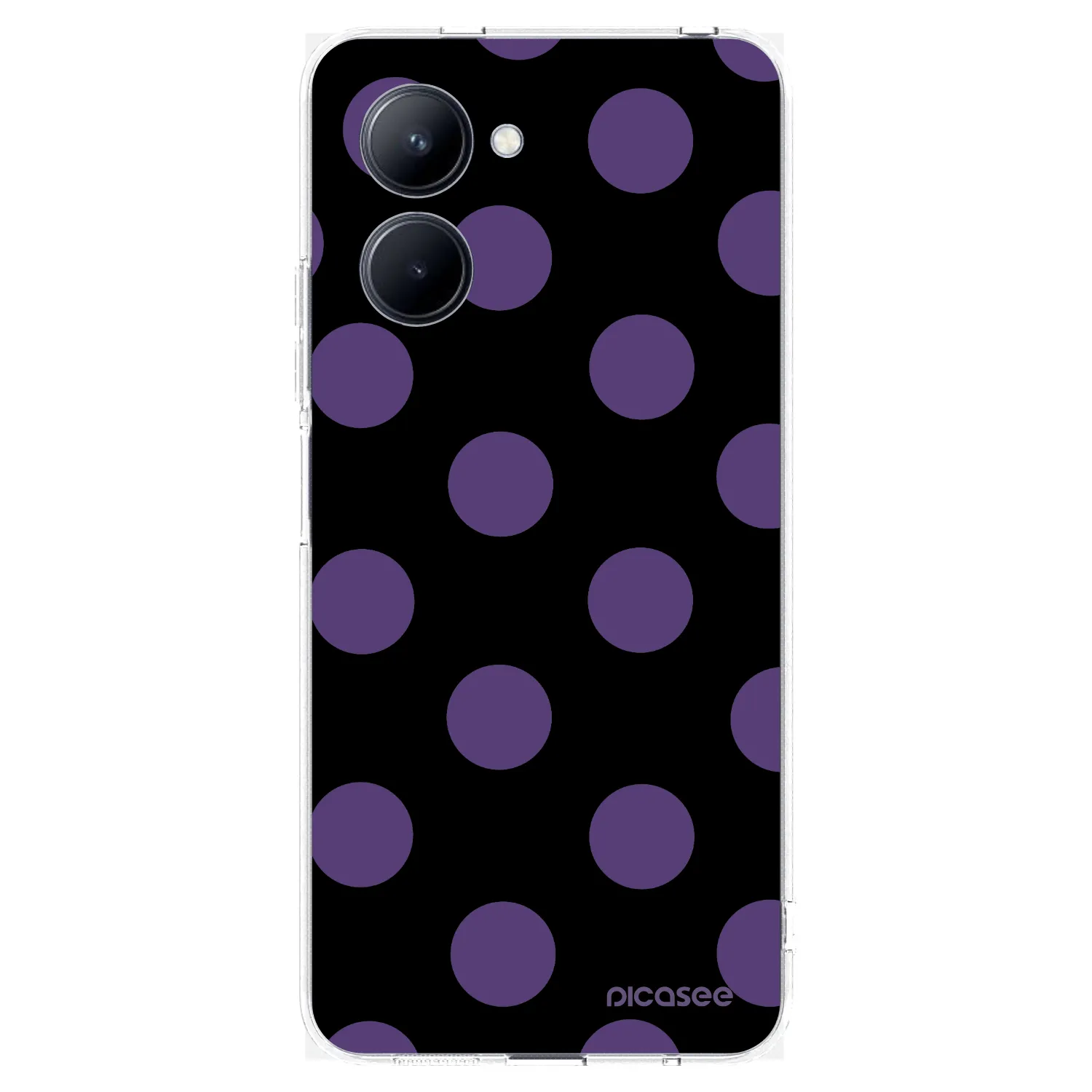 Picasee Realme C33 (2023) Hülle - Transparentes Silikon - Big flickers