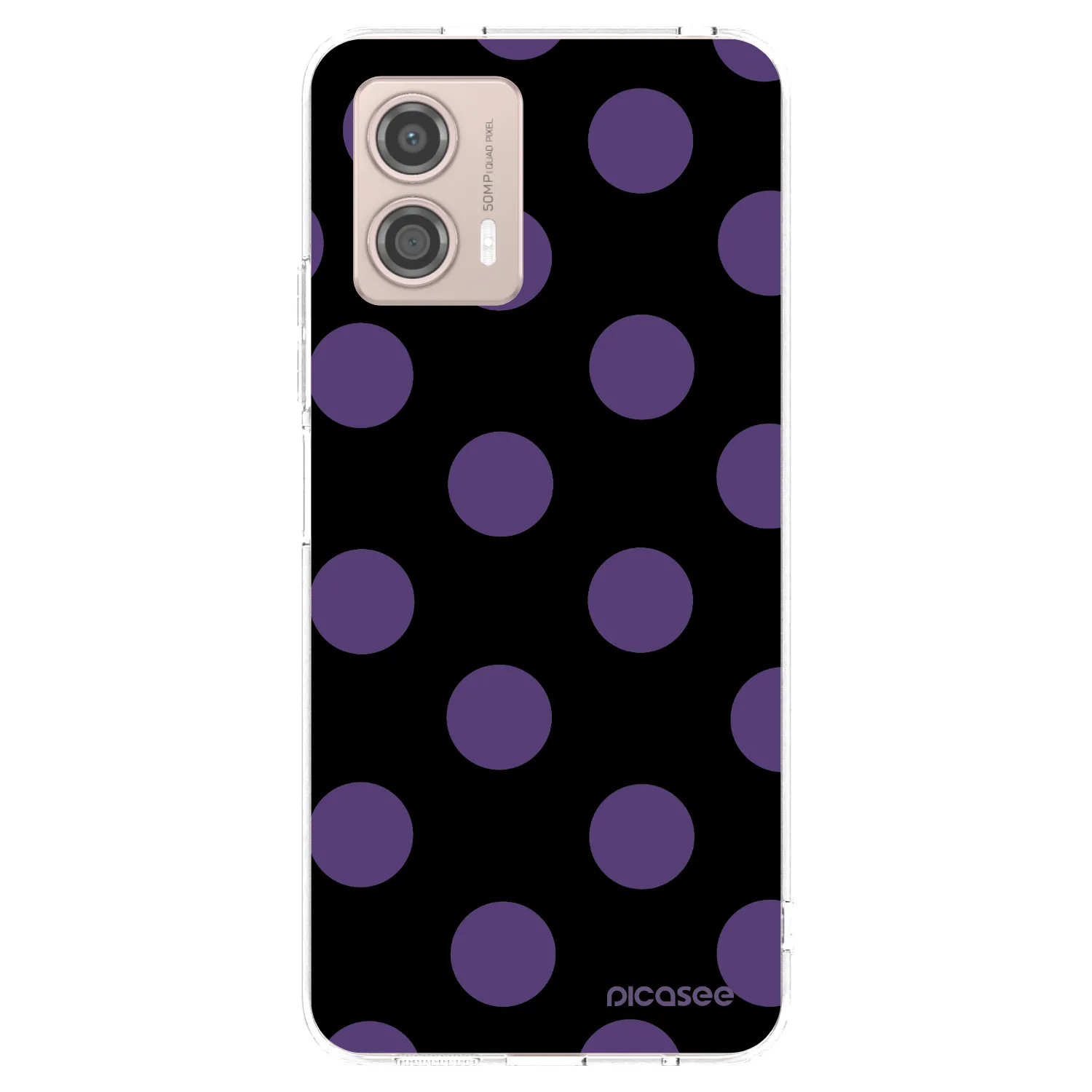 Picasee Motorola Moto G53 5G Hülle - Transparentes Silikon - Big flickers