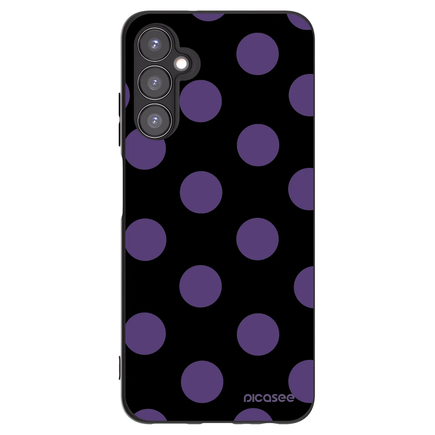 Picasee Samsung Galaxy A05s A057G Hülle - Schwarzes Silikon - Big flickers