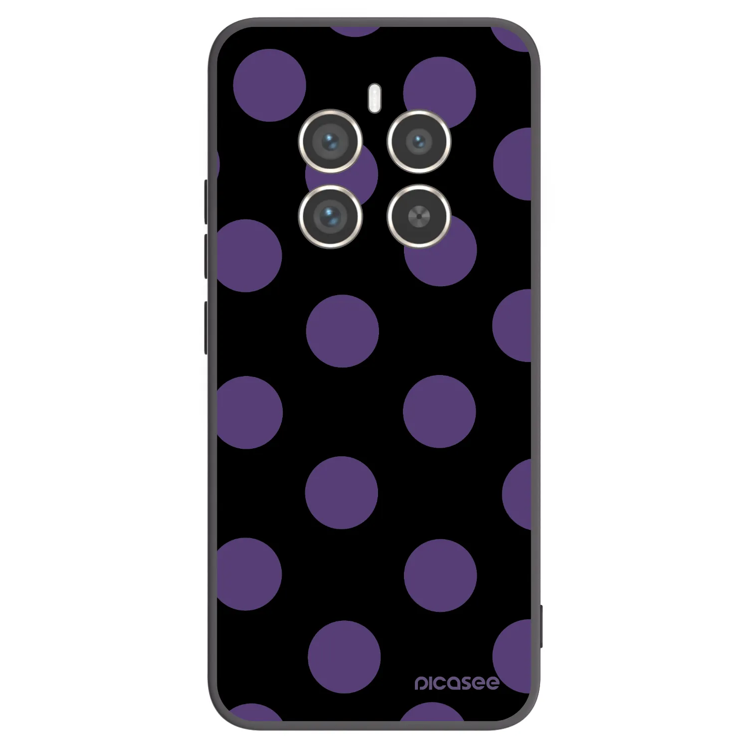 Picasee Realme 12 Pro 5G Hülle - Schwarzes Silikon - Big flickers