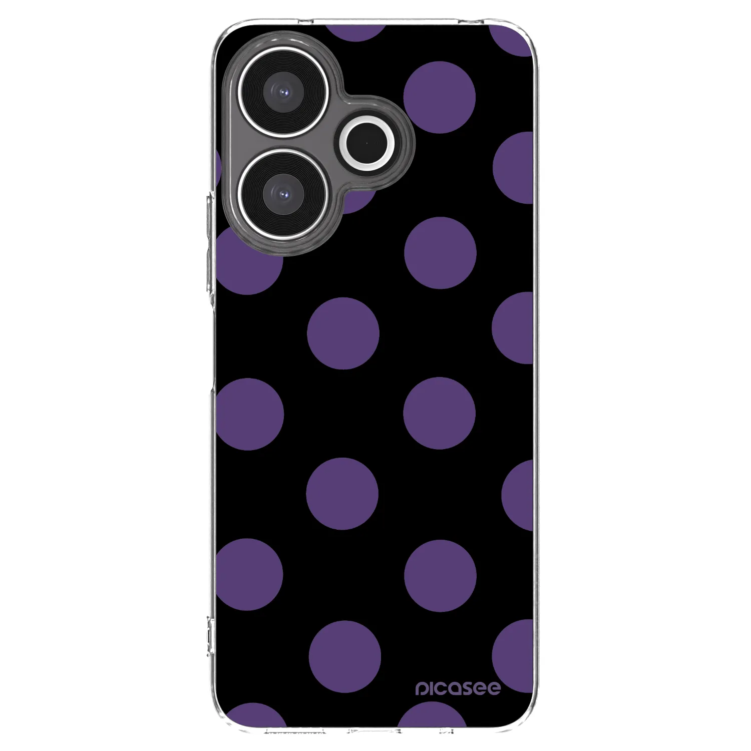 Picasee Xiaomi Redmi 13 4G Hülle - Transparentes Silikon - Big flickers