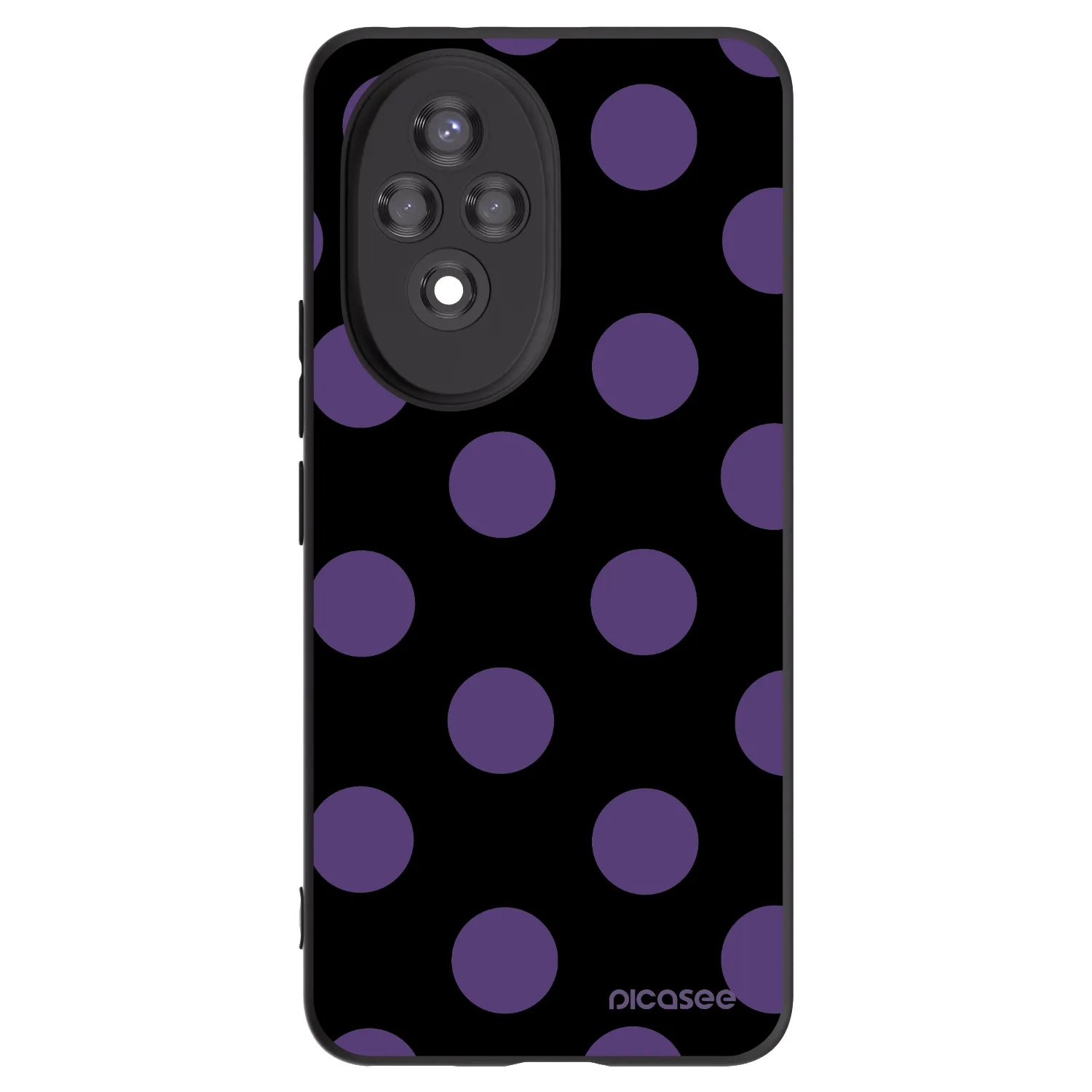 Picasee Honor 200 Pro 5G Hülle - Schwarzes Silikon - Big flickers