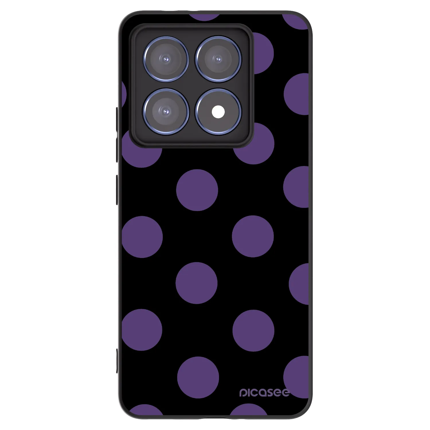 Picasee Xiaomi 14T Pro Hülle - Schwarzes Silikon - Big flickers
