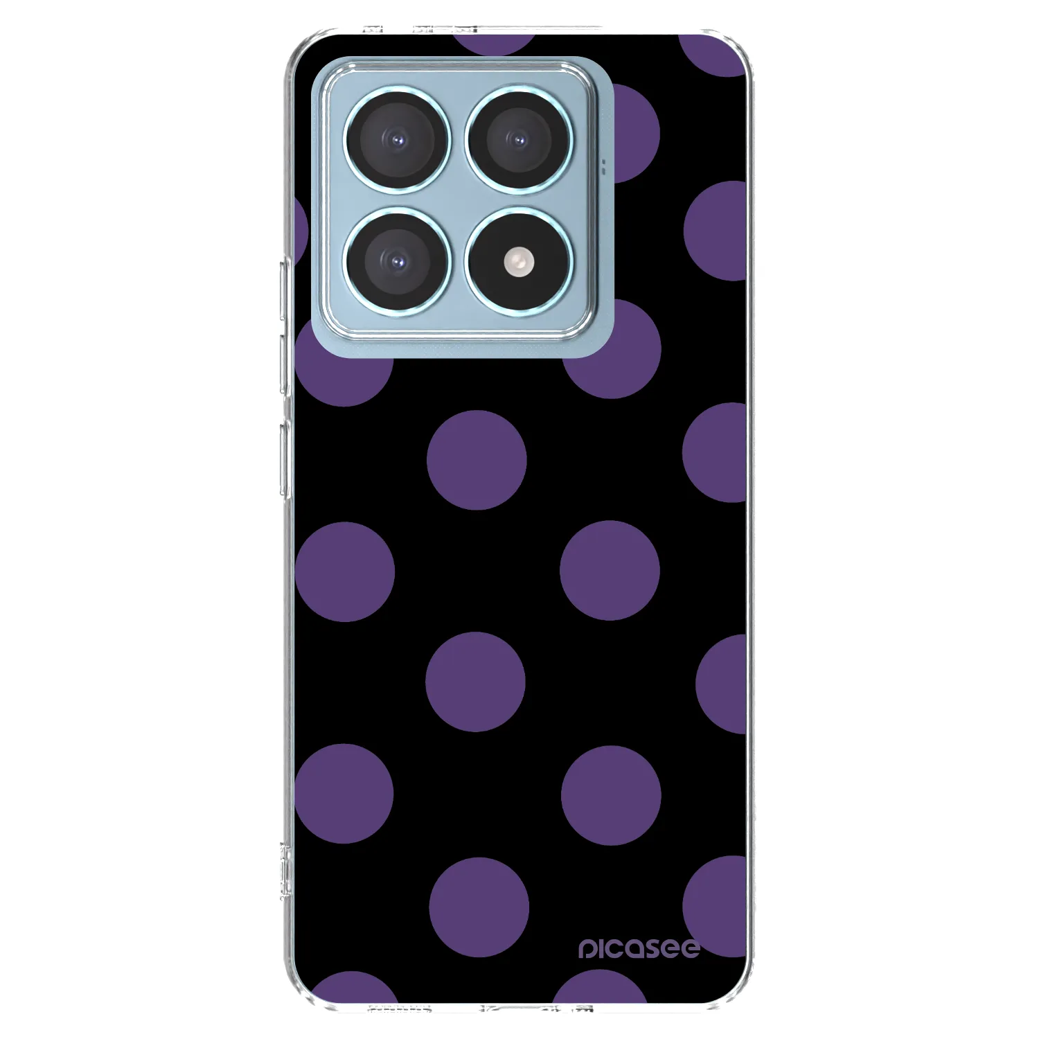 Picasee Xiaomi 14T Pro Hülle - Transparentes Silikon - Big flickers