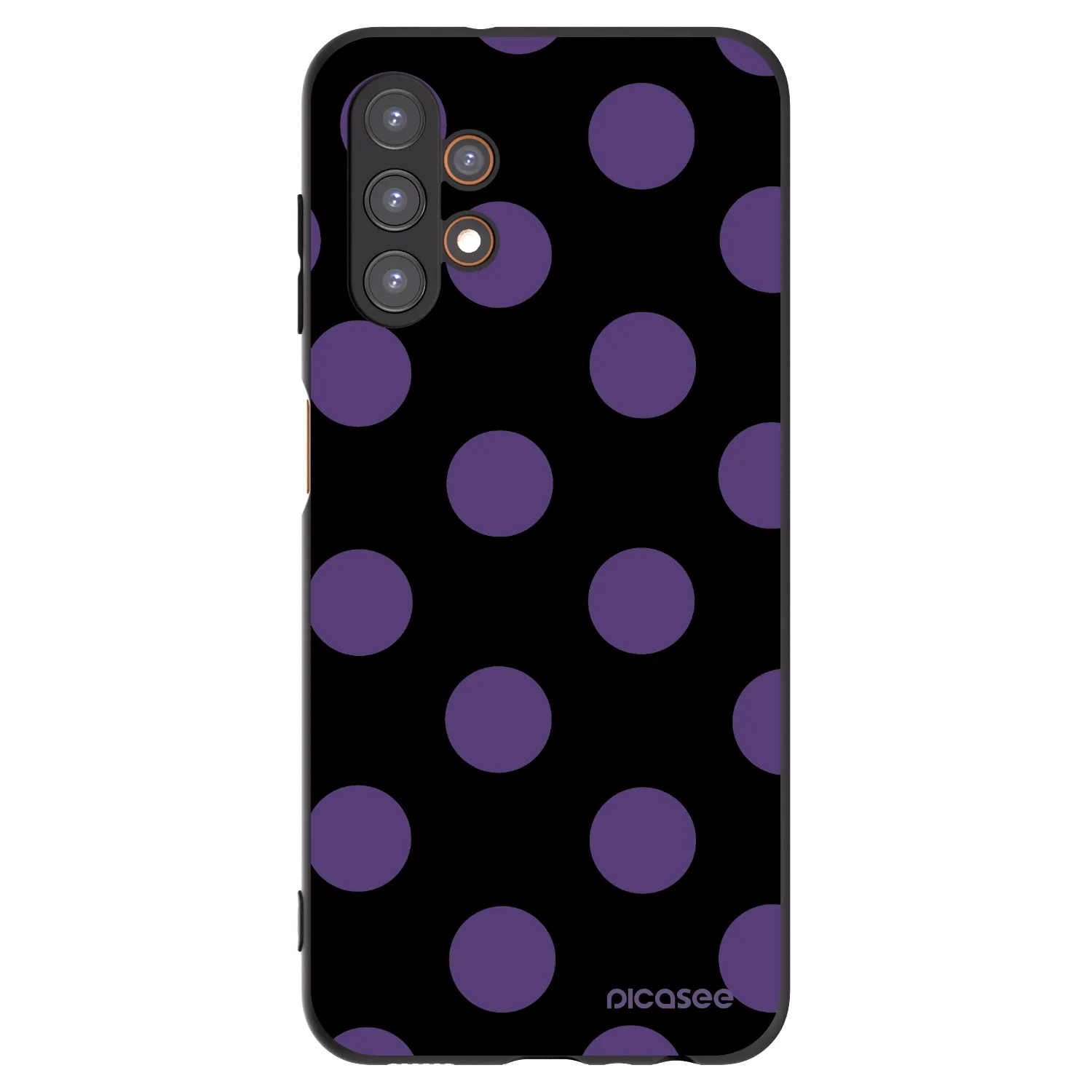 Picasee Samsung Galaxy A13 5G Hülle - Schwarzes Silikon - Big flickers