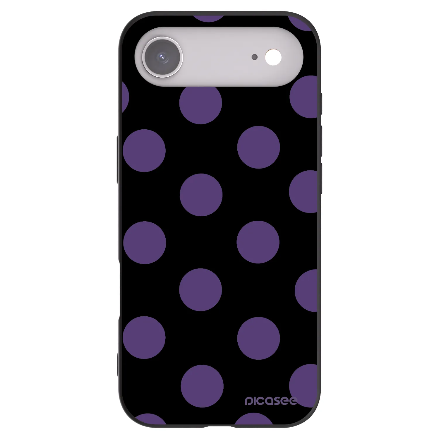 Picasee Apple iPhone Air Hülle - Schwarzes Silikon - Big flickers