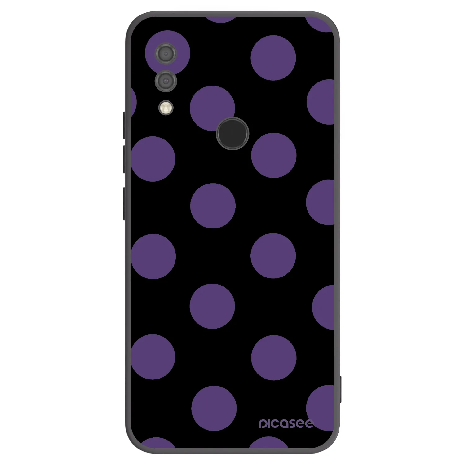 Picasee Xiaomi Redmi 7 Hülle - Schwarzes Silikon - Big flickers