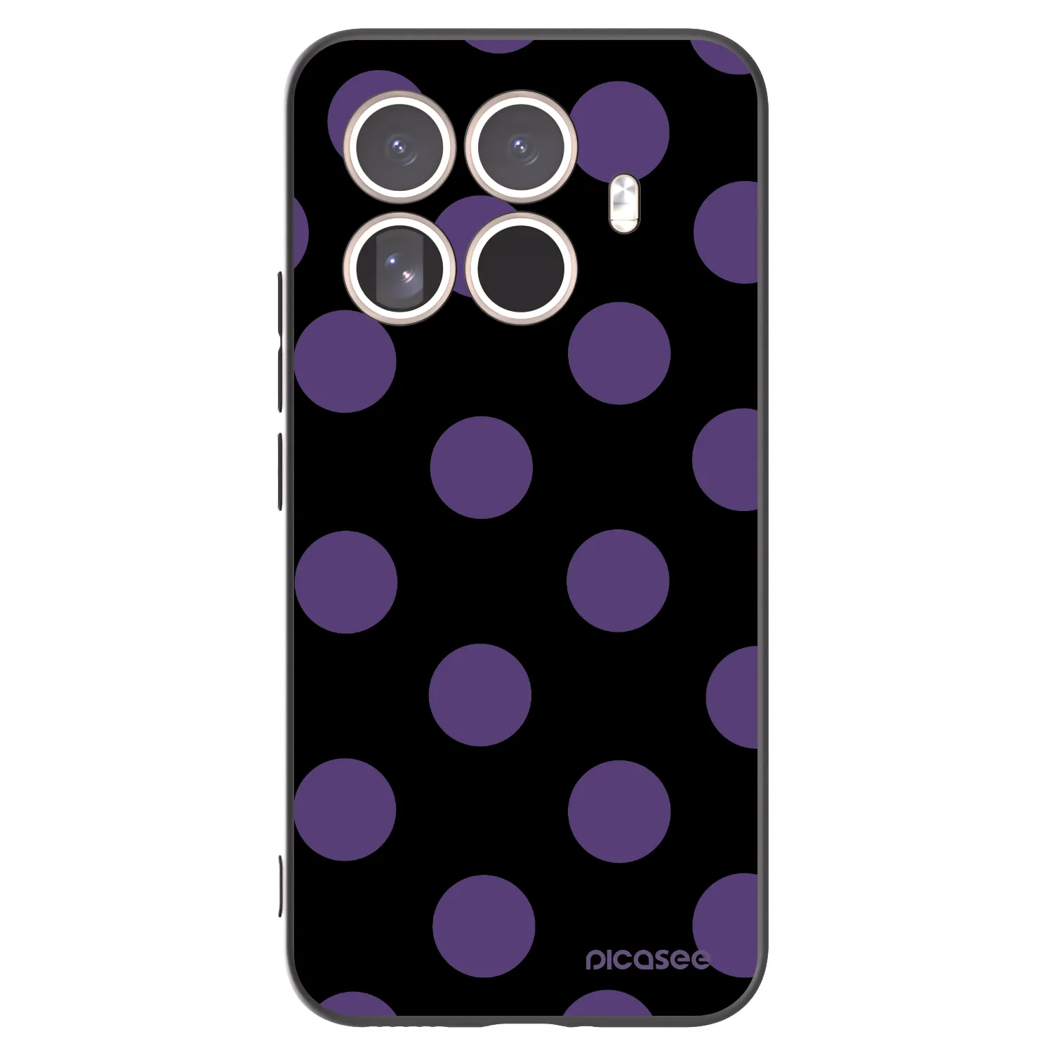 Picasee Xiaomi 15T Pro Hülle - Schwarzes Silikon - Big flickers