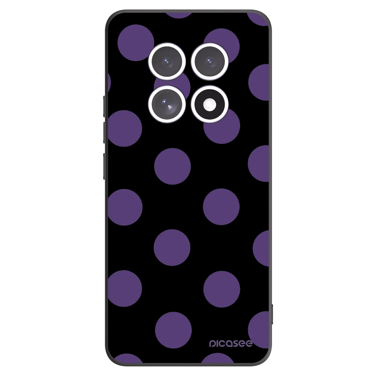 Picasee Xiaomi Redmi Note 15 4G Hülle - Schwarzes Silikon - Big flickers