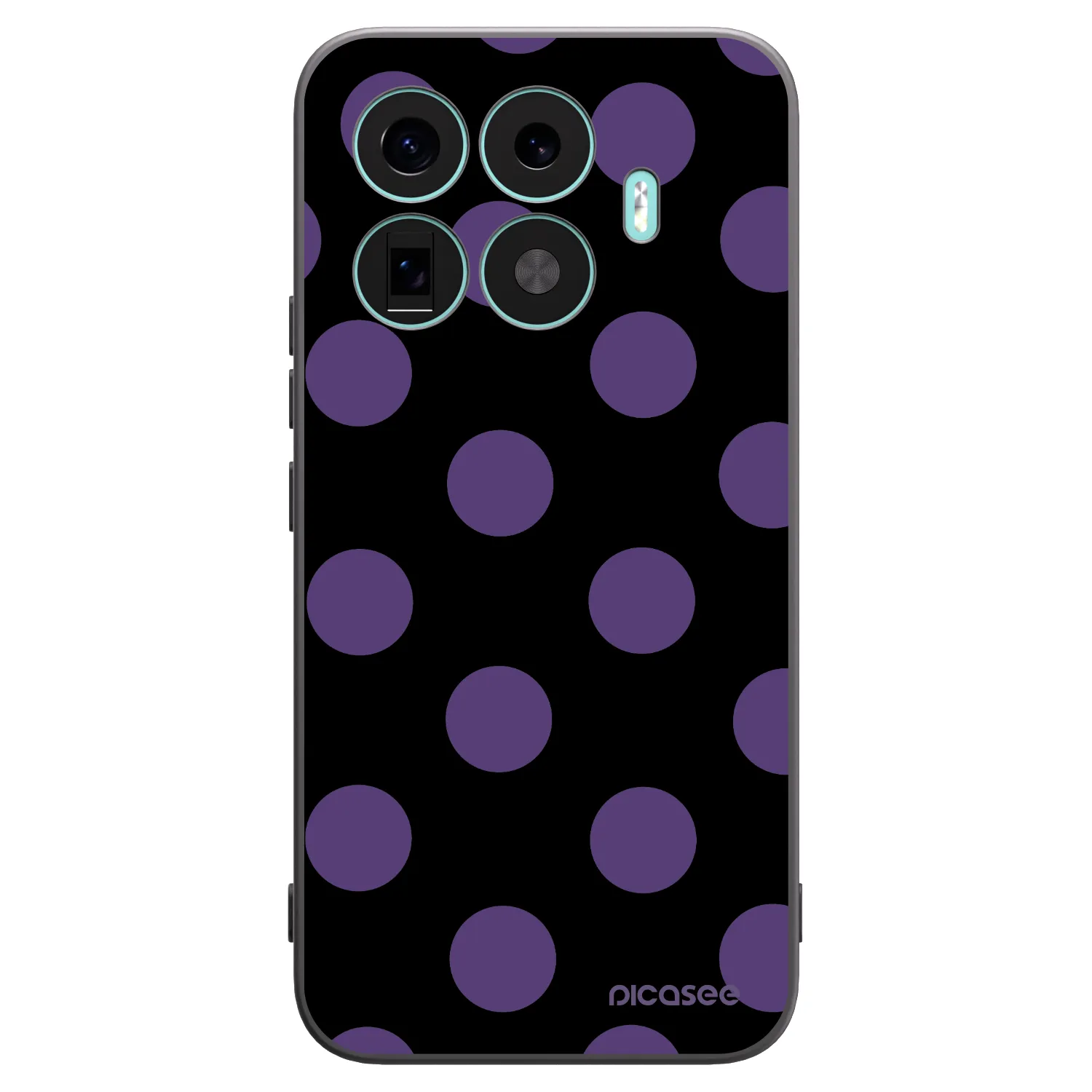 Picasee Xiaomi 17T Pro Hülle - Schwarzes Silikon - Big flickers