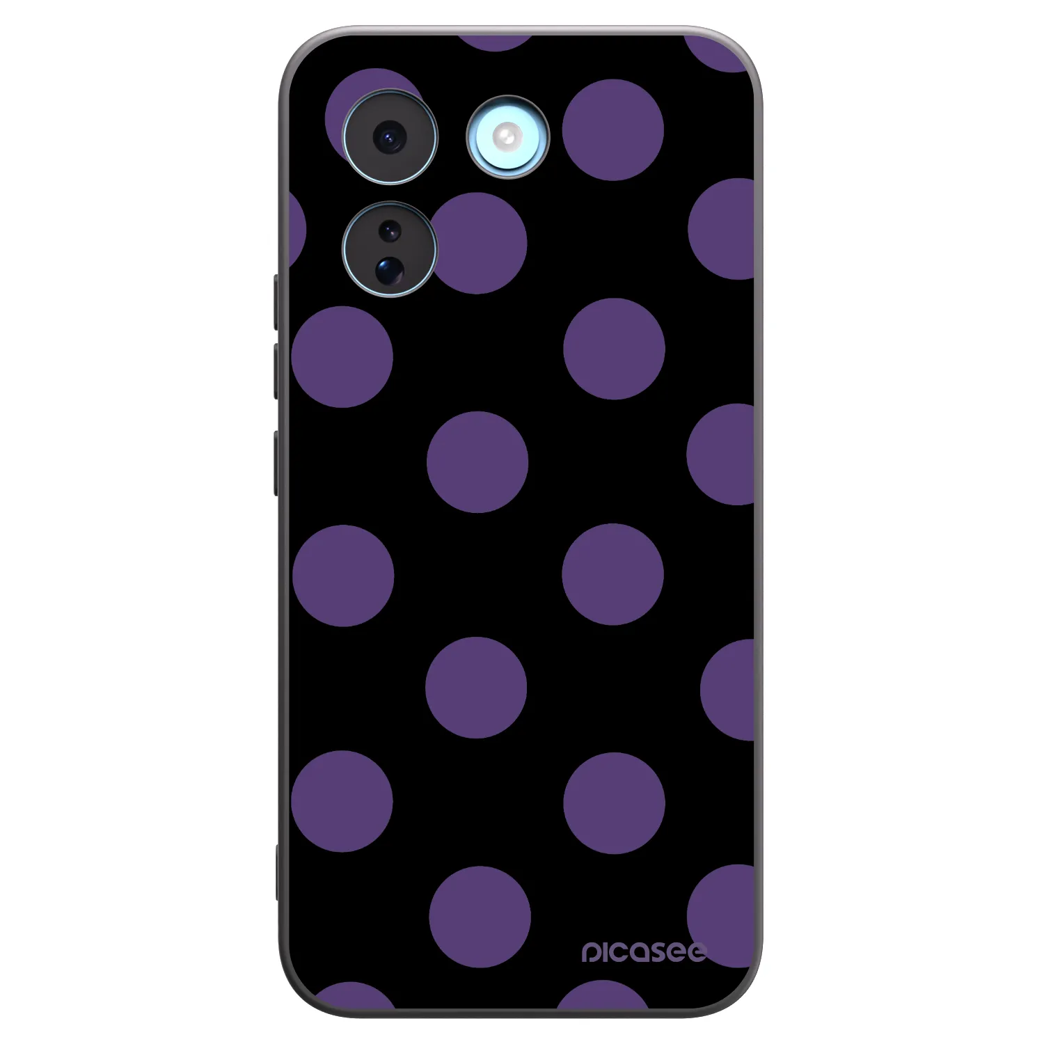 Picasee Xiaomi Redmi Note 17 Pro MAX 5G Hülle - Schwarzes Silikon - Big flickers