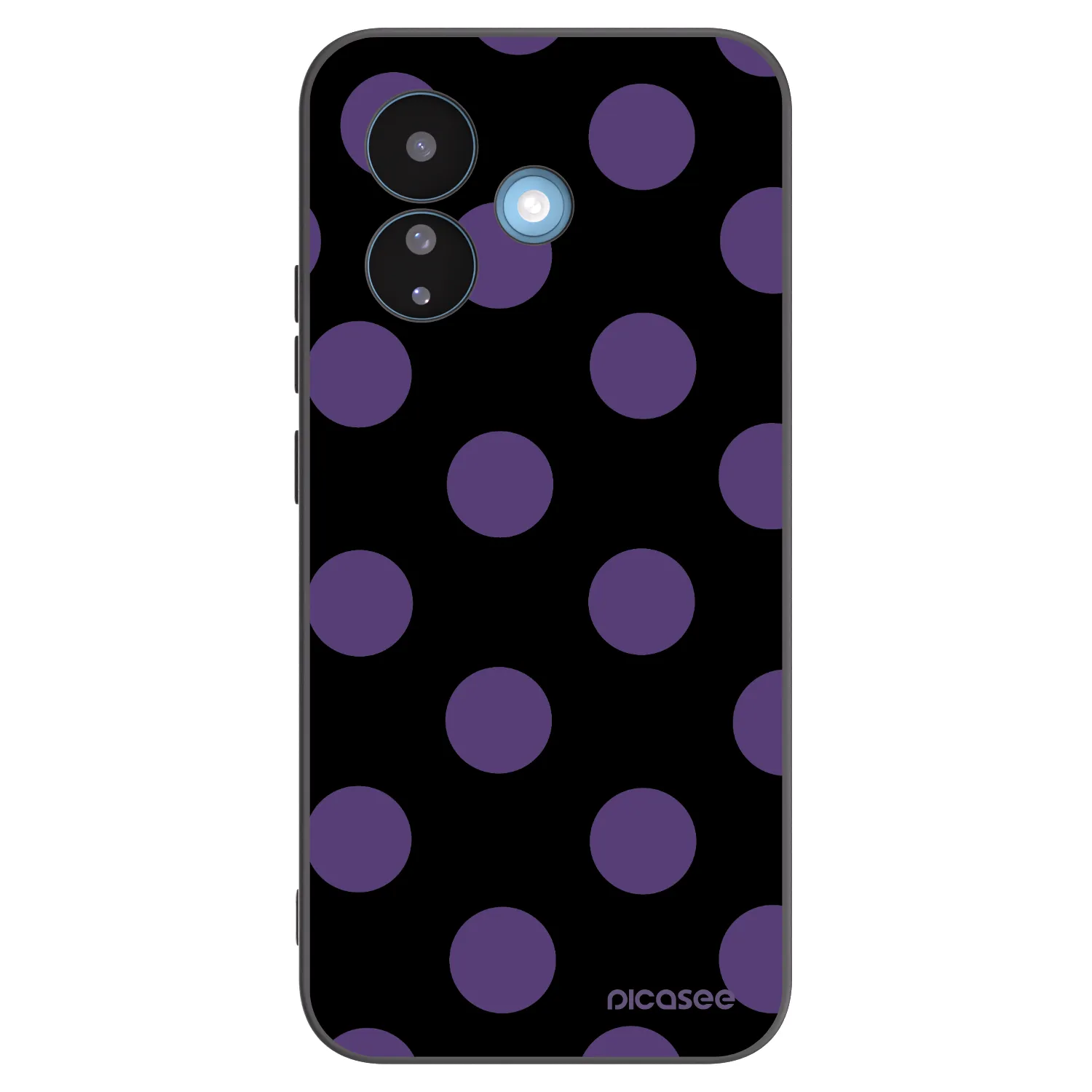 Picasee Xiaomi Redmi Note 17 Pro 5G Hülle - Schwarzes Silikon - Big flickers
