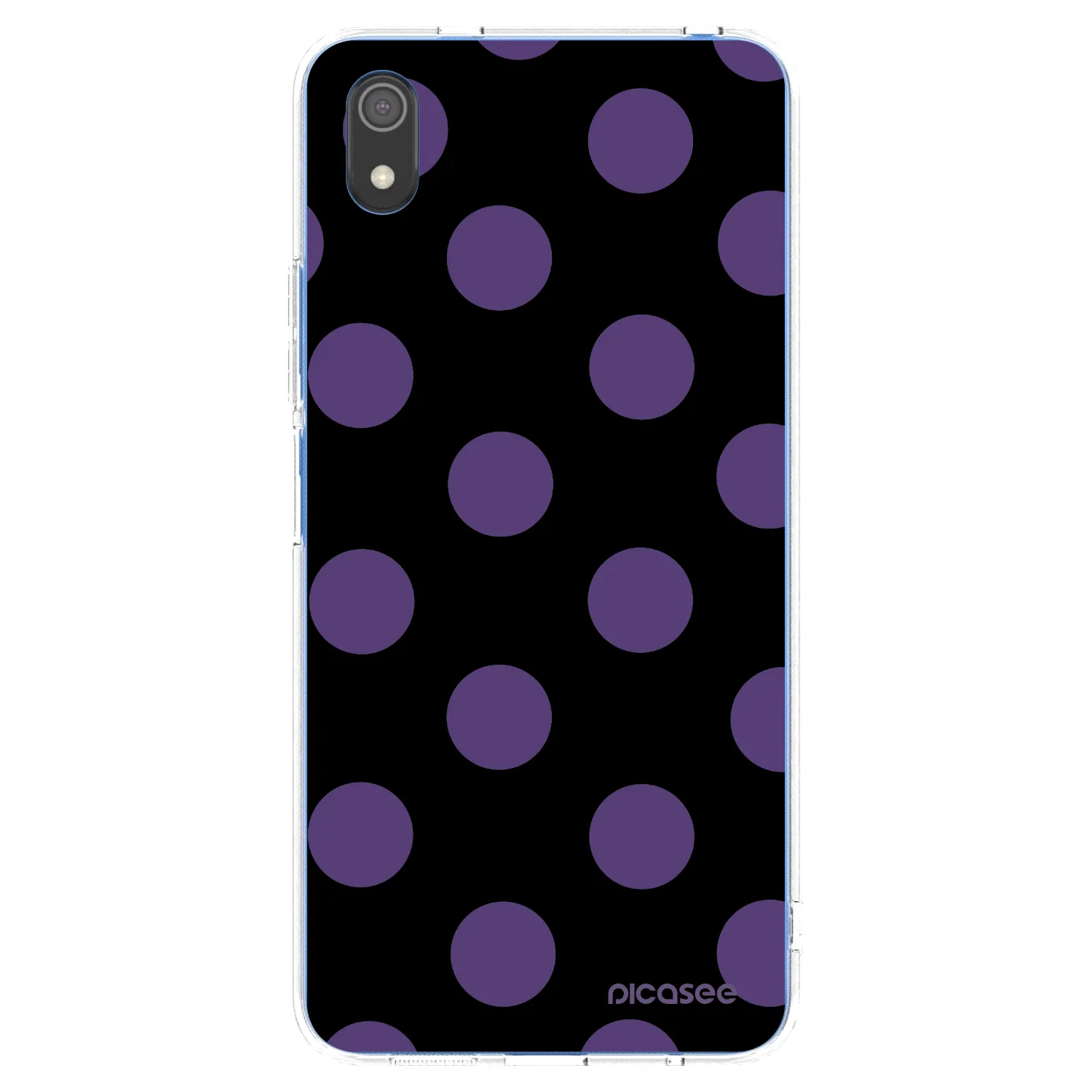 Picasee Xiaomi Redmi 7A Hülle - Transparentes Silikon - Big flickers