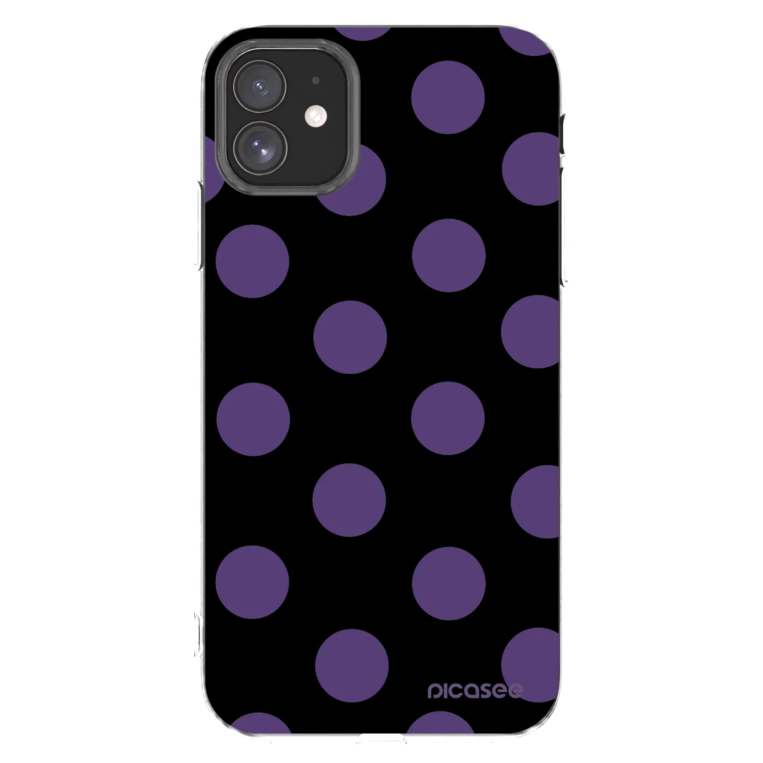 Picasee Apple iPhone 11 Hülle - Transparentes Silikon - Big flickers