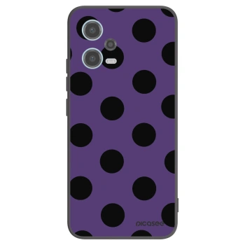 Picasee Xiaomi Redmi Note 12 5G Hülle - Schwarzes Silikon - Big flickers 2