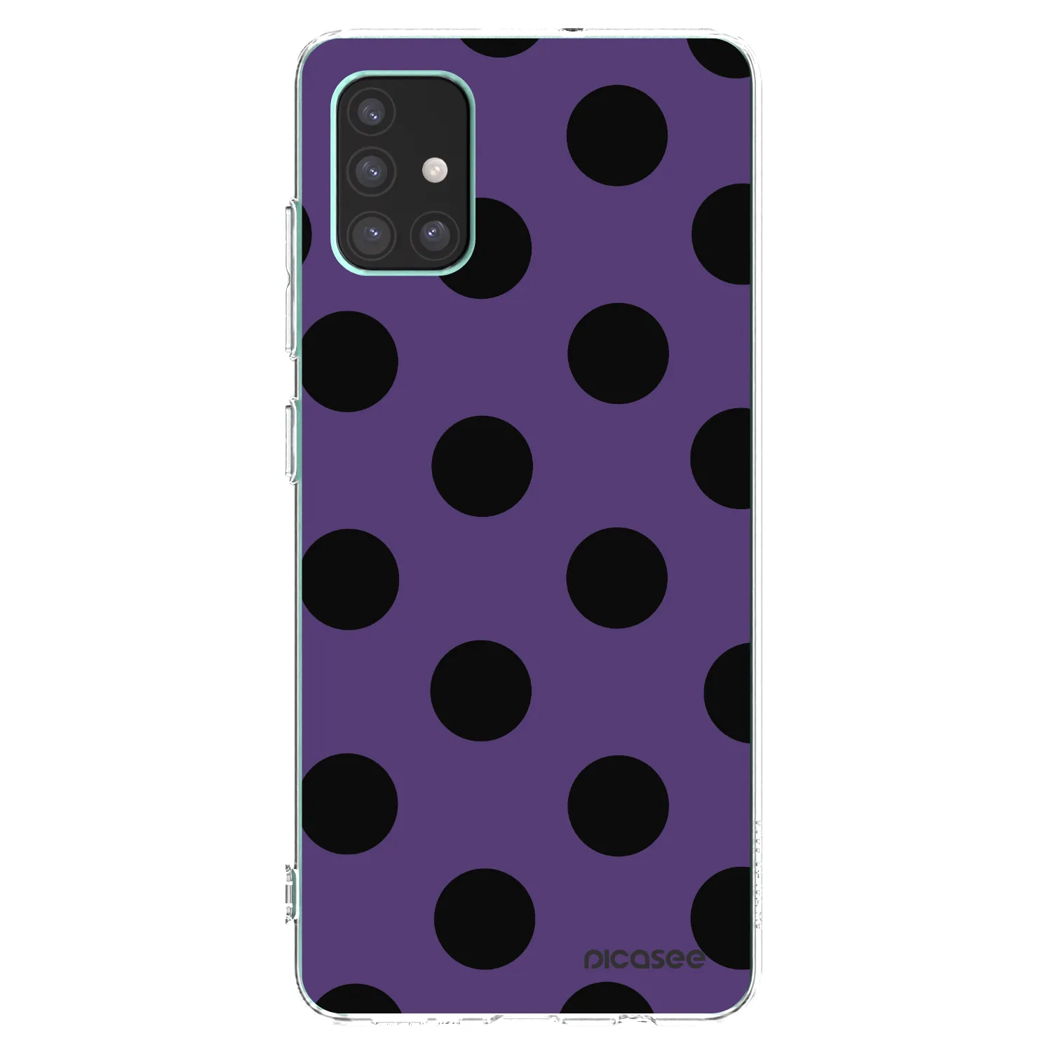 Picasee Samsung Galaxy M51 M515F Hülle - Transparentes Silikon - Big flickers 2