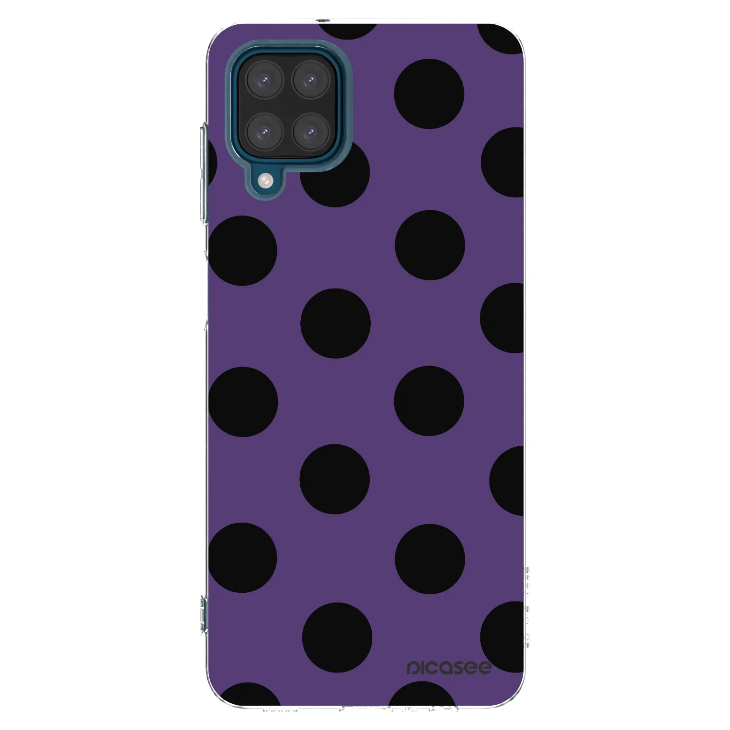 Picasee Samsung Galaxy A12 A125F Hülle - Transparentes Silikon - Big flickers 2