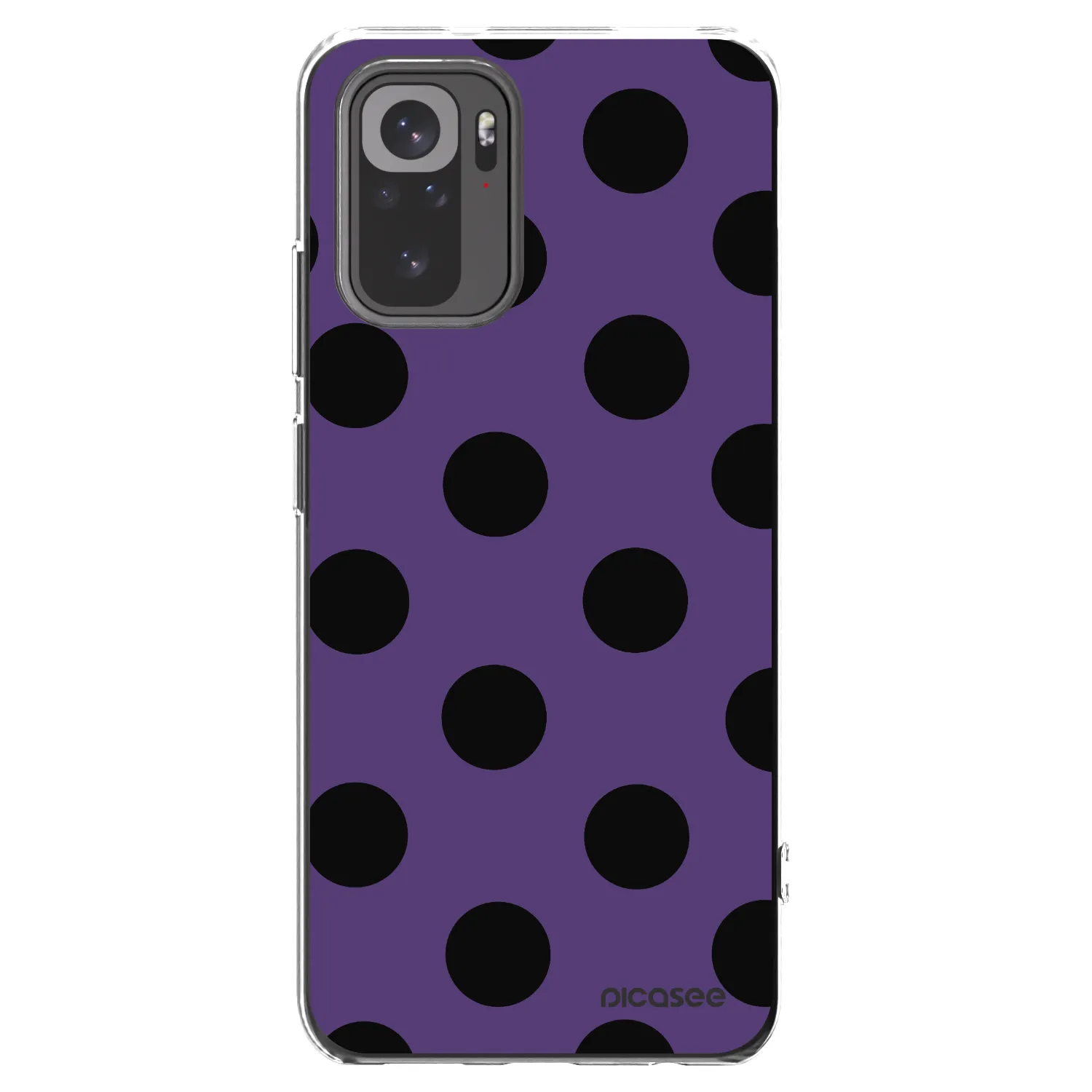 Picasee Xiaomi Redmi Note 10S Hülle - Transparentes Silikon - Big flickers 2