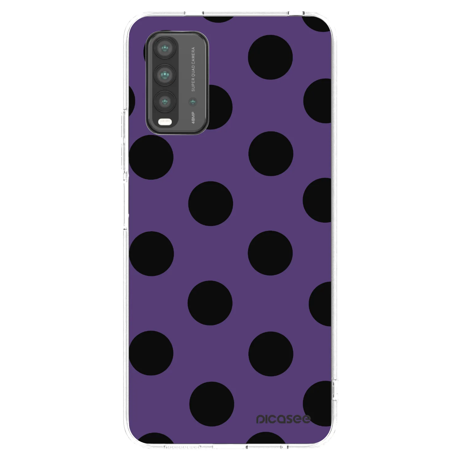 Picasee Xiaomi Redmi 9T Hülle - Schwarzes Silikon - Big flickers 2