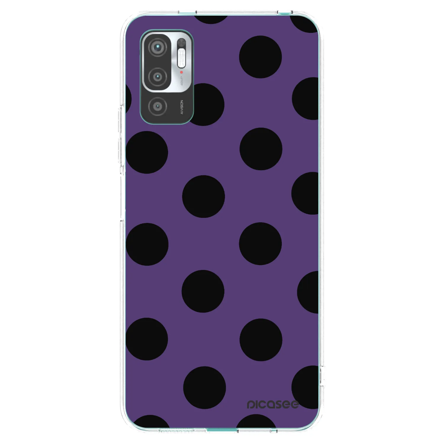Picasee Xiaomi Redmi Note 10 5G Hülle - Transparentes Silikon - Big flickers 2