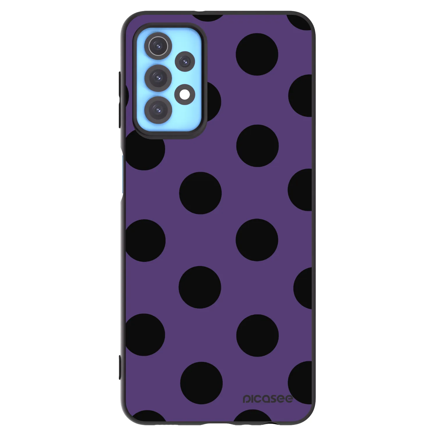 Picasee Samsung Galaxy A32 4G SM-A325F Hülle - Schwarzes Silikon - Big flickers 2