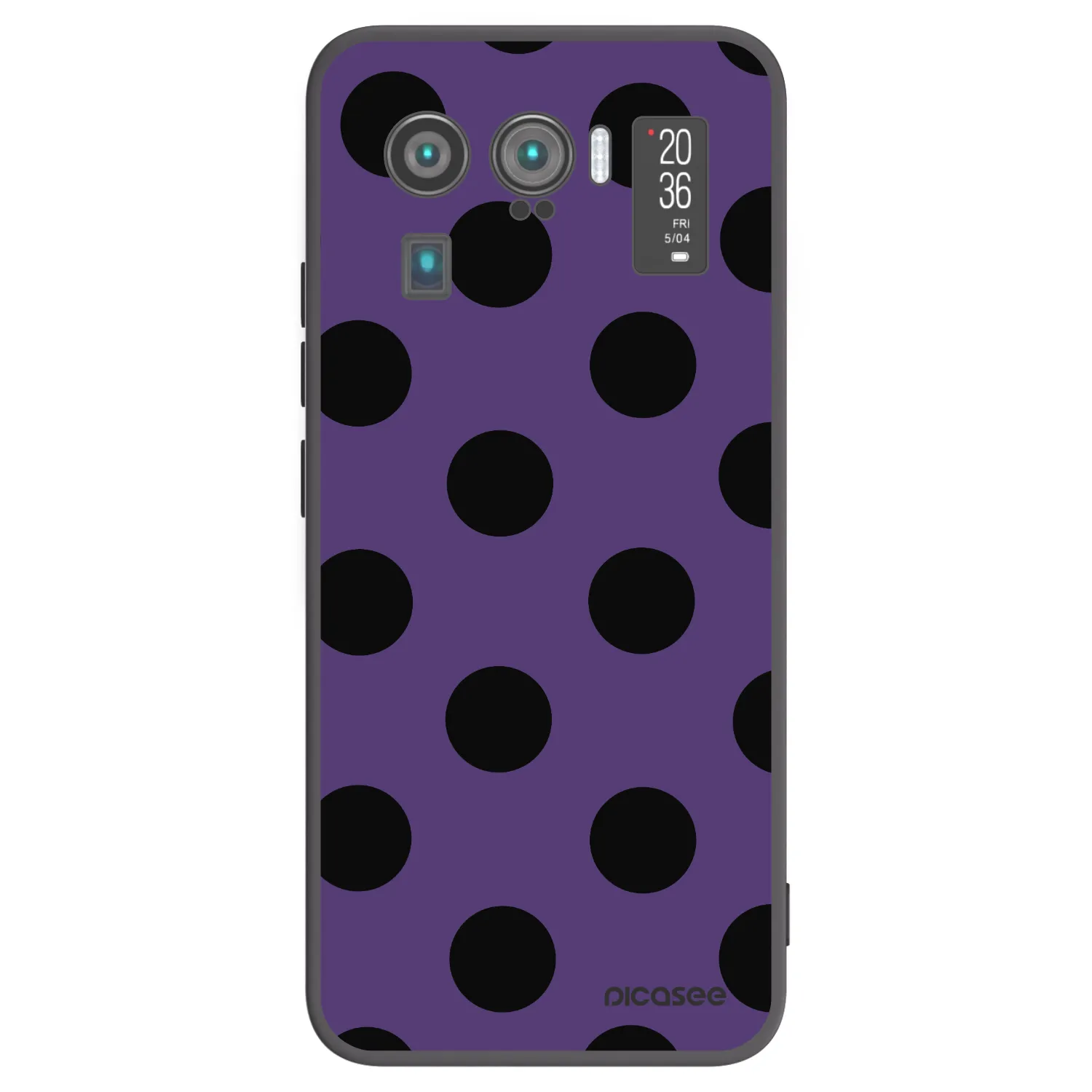 Picasee Xiaomi Mi 11 Ultra Hülle - Schwarzes Silikon - Big flickers 2