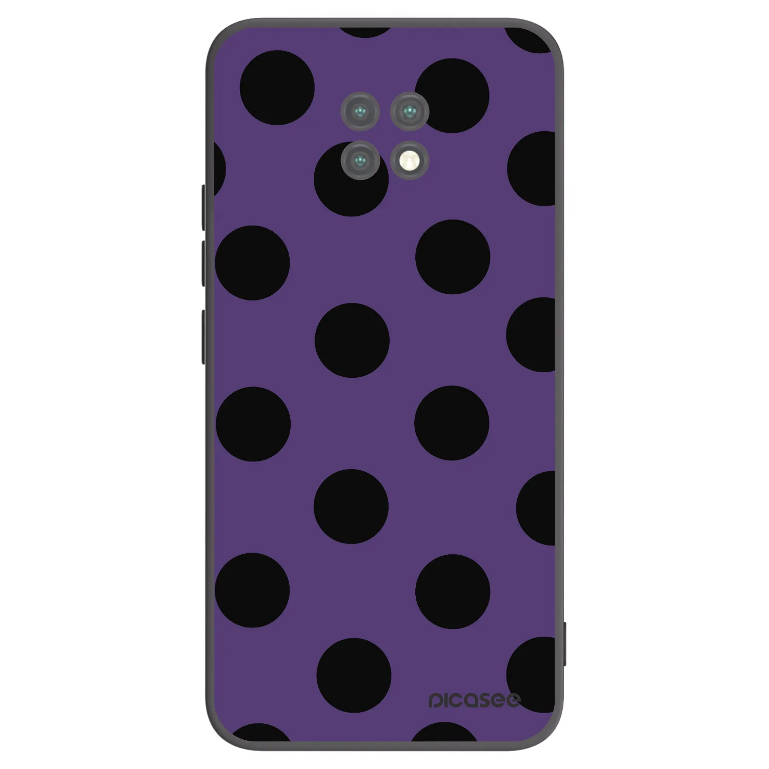 Picasee Xiaomi Redmi Note 9T Hülle - Schwarzes Silikon - Big flickers 2