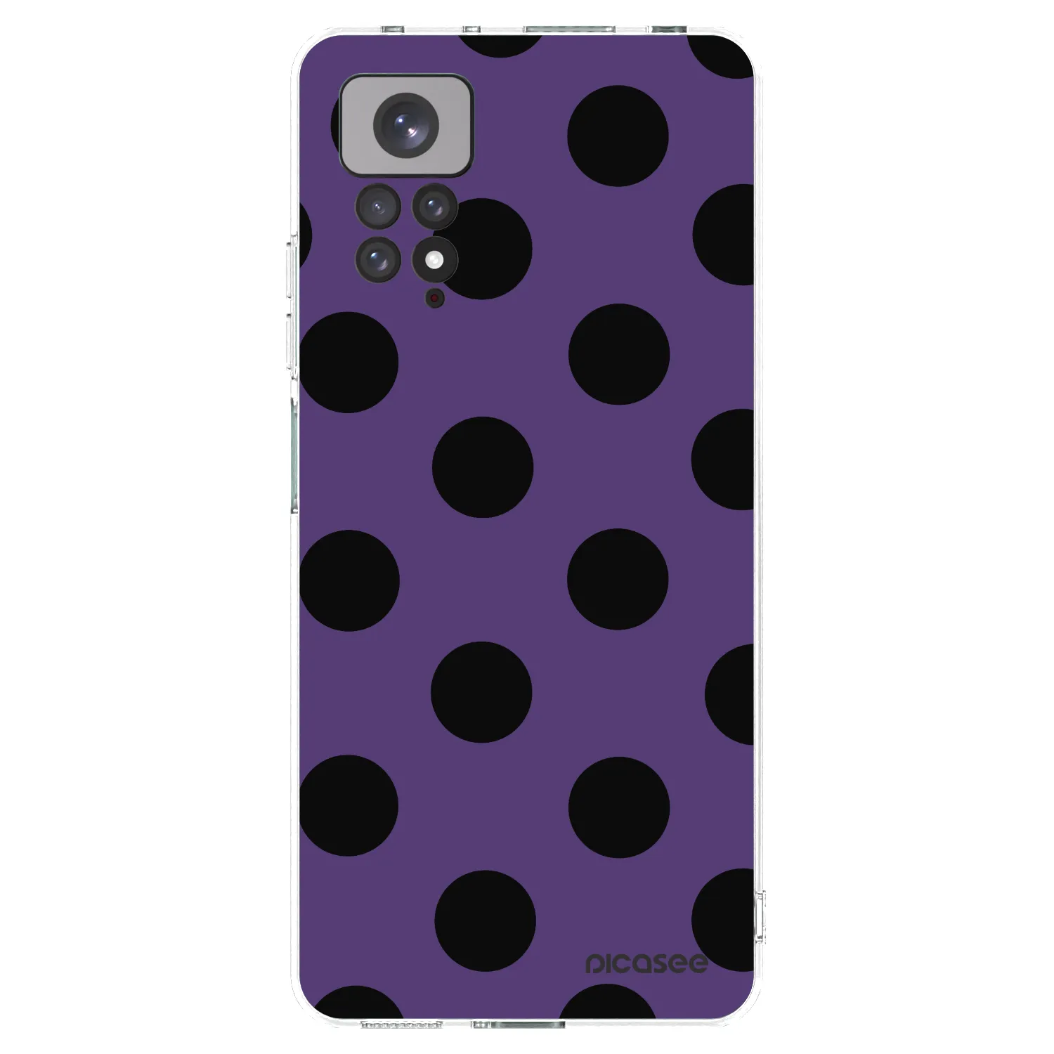 Picasee Xiaomi Redmi Note 11 Hülle - Transparentes Silikon - Big flickers 2