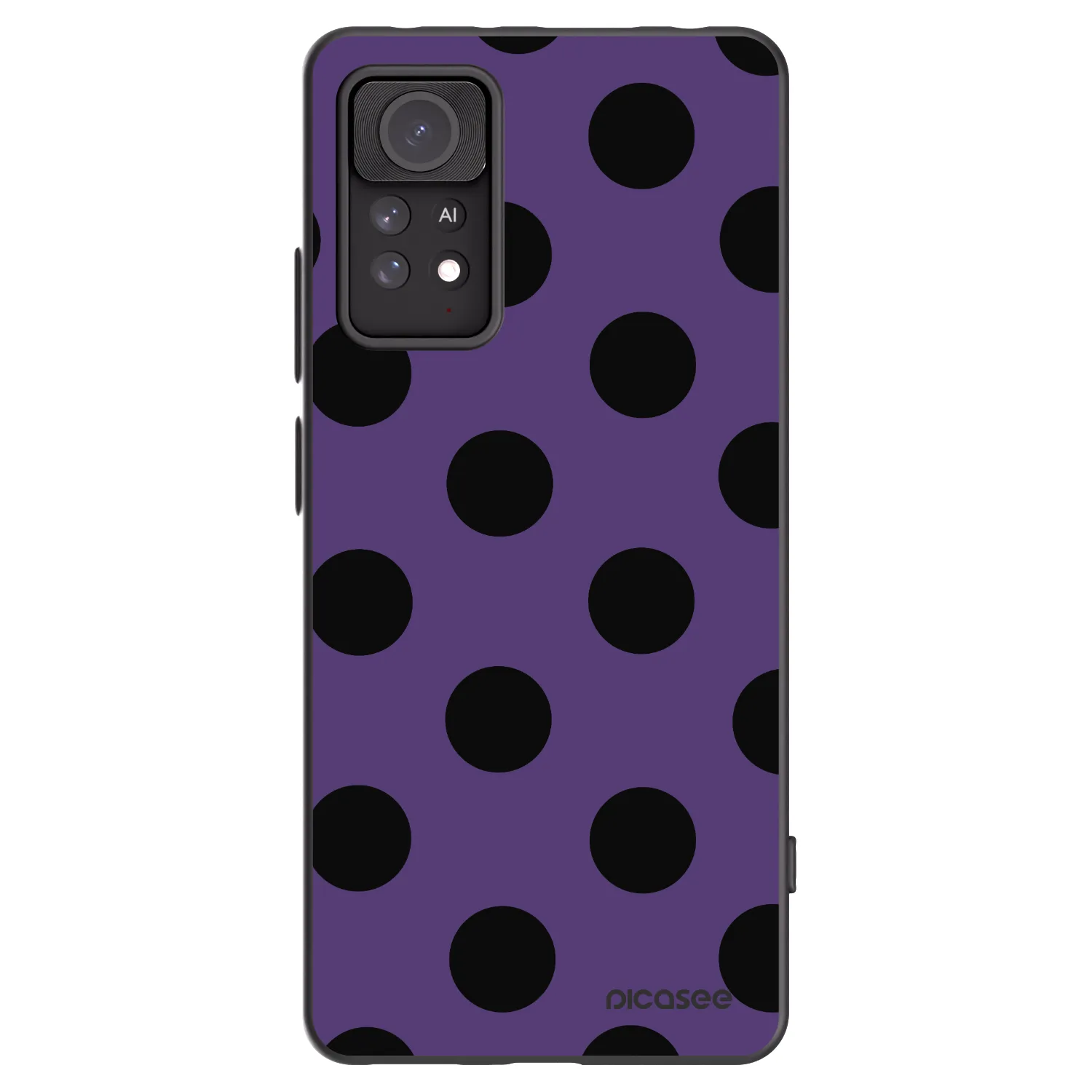 Picasee Xiaomi Redmi Note 11 Pro 5G Hülle - Schwarzes Silikon - Big flickers 2