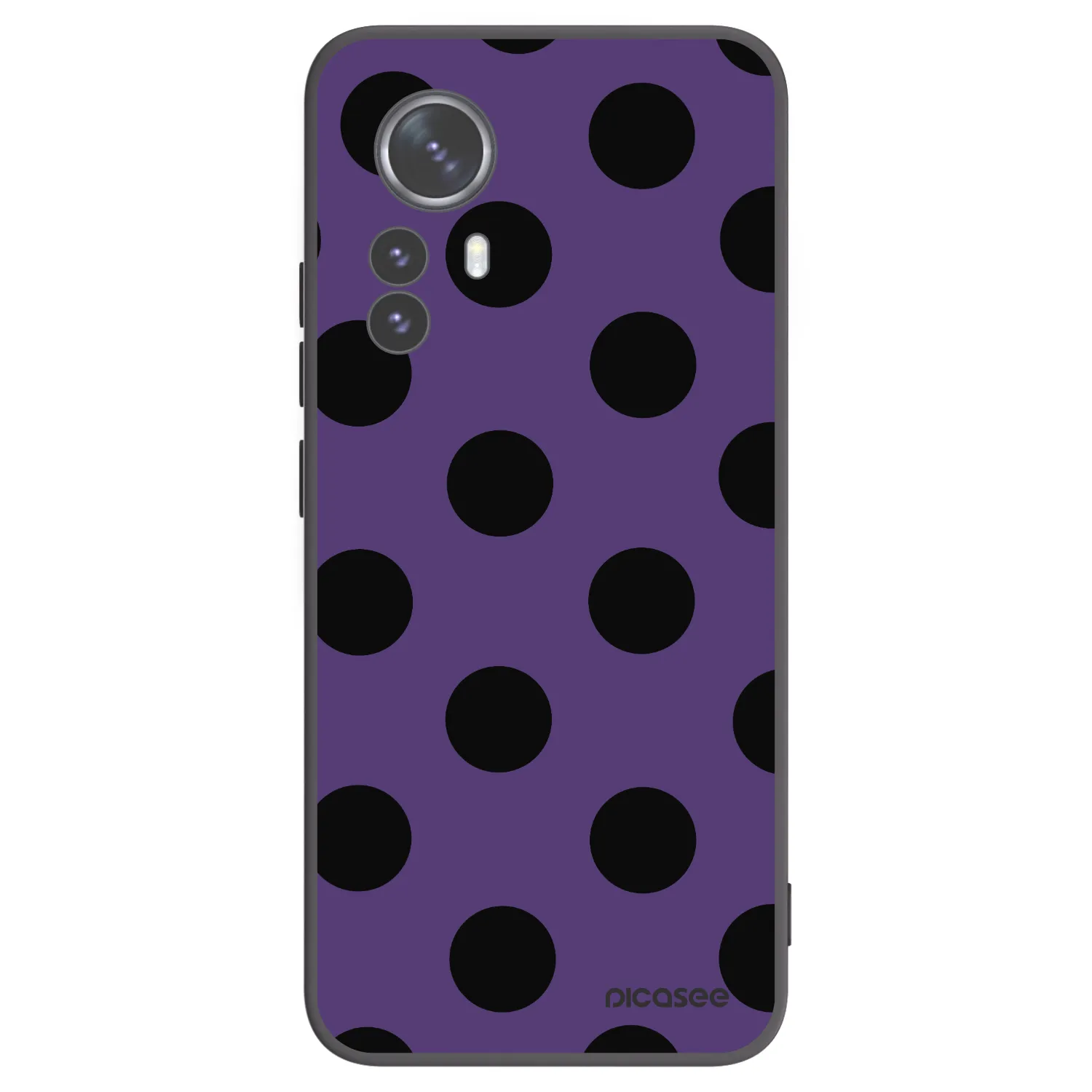 Picasee Xiaomi 12 Pro Hülle - Schwarzes Silikon - Big flickers 2