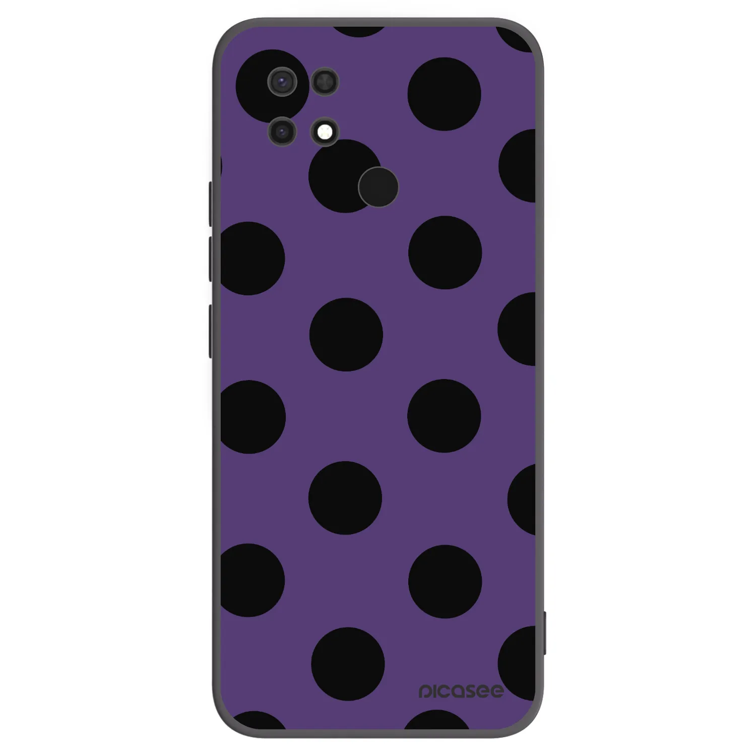 Picasee Xiaomi Redmi 10C Hülle - Schwarzes Silikon - Big flickers 2