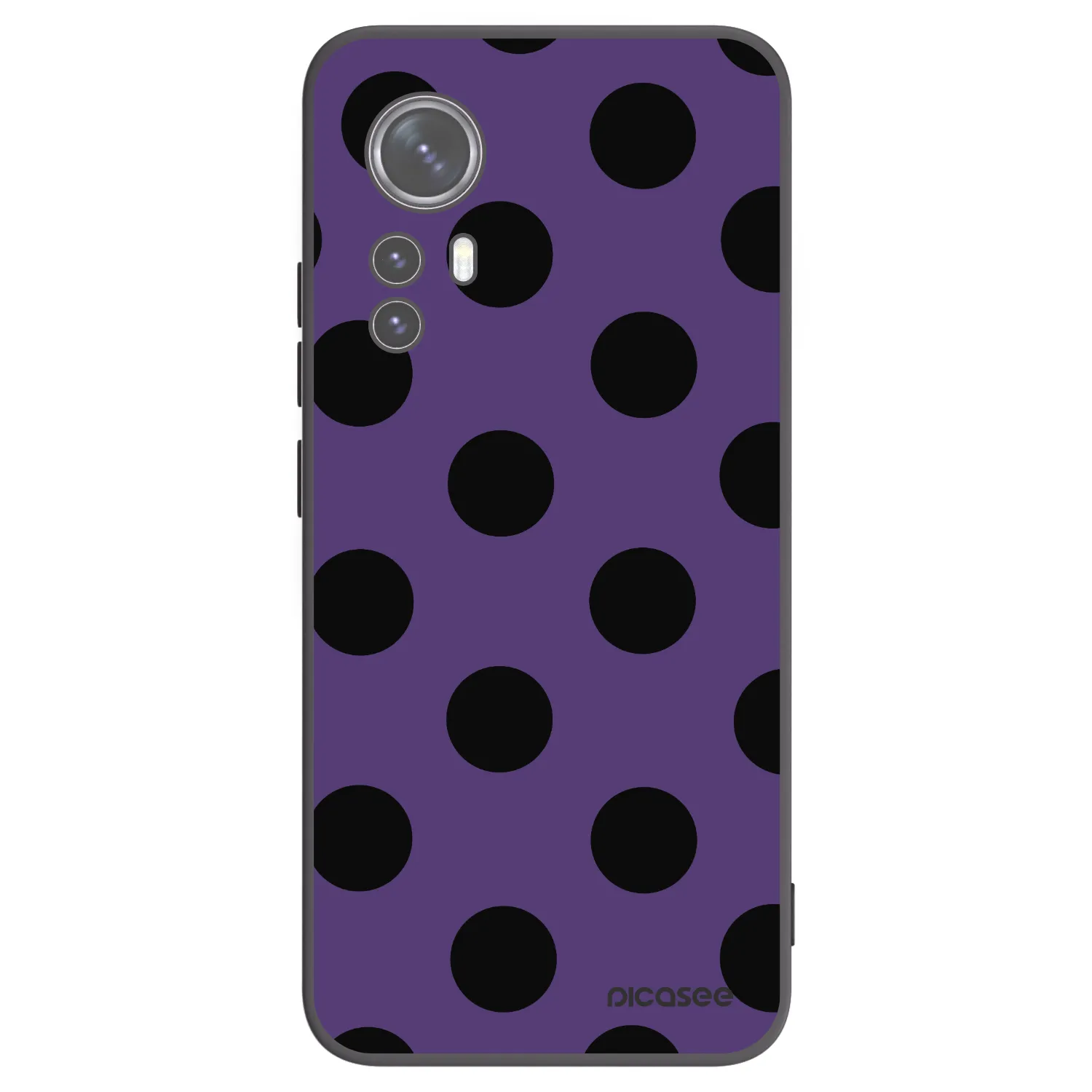 Picasee Xiaomi 12X Hülle - Schwarzes Silikon - Big flickers 2