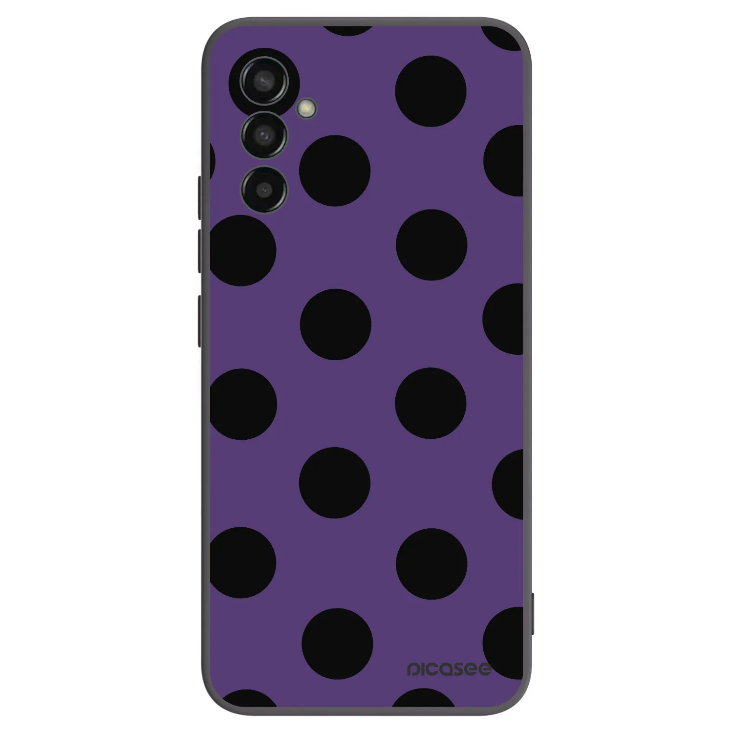 Picasee Samsung Galaxy M13 M135F Hülle - Schwarzes Silikon - Big flickers 2