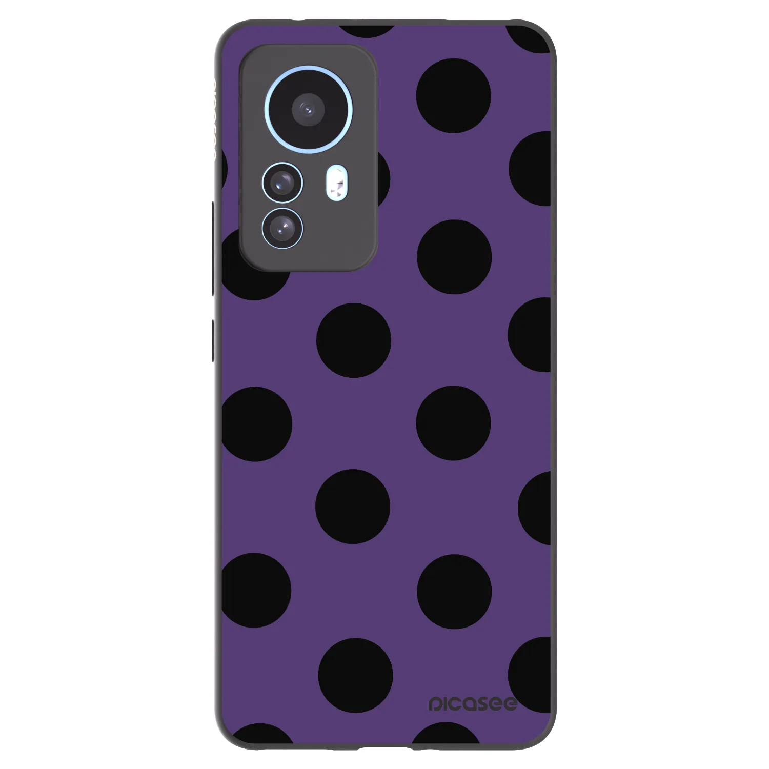 Picasee Xiaomi 12T Hülle - Schwarzes Silikon - Big flickers 2