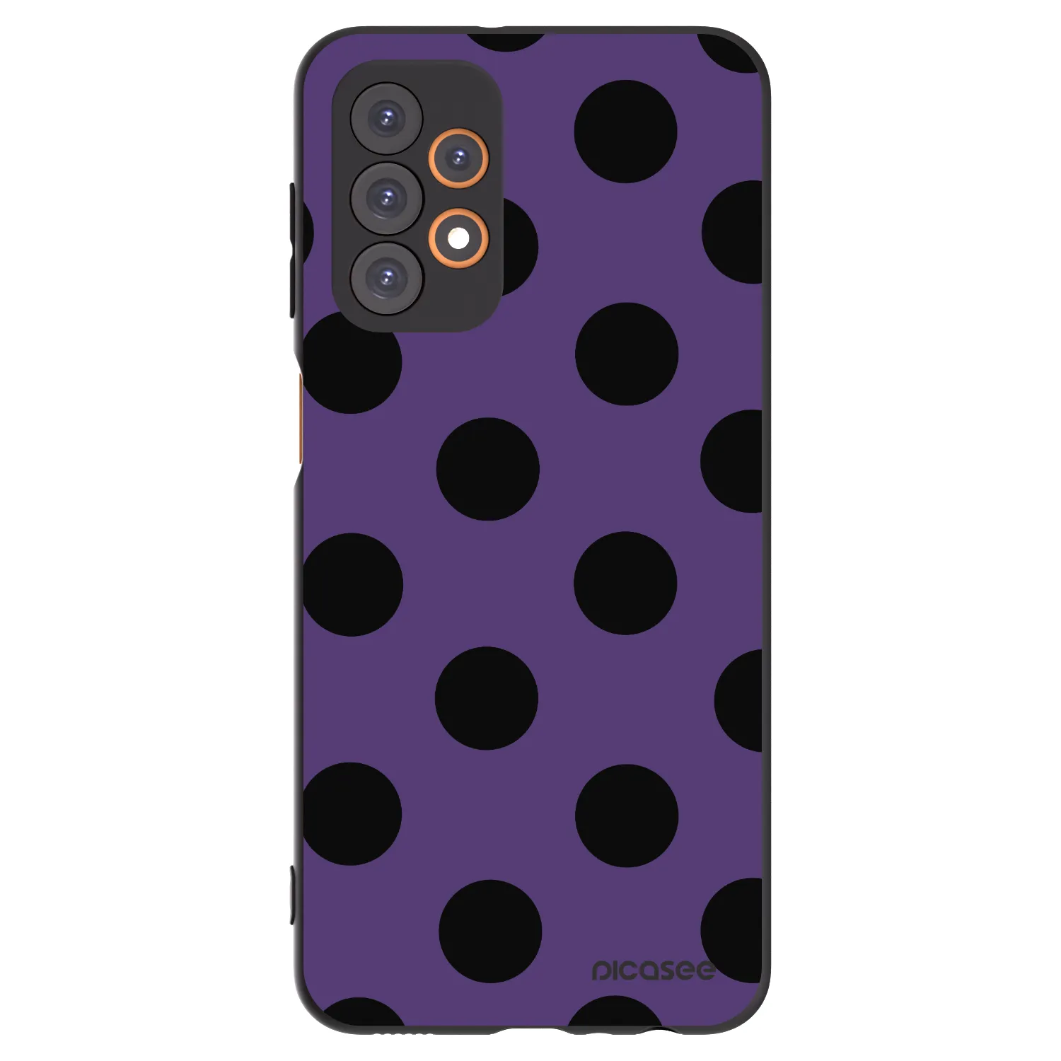 Picasee Samsung Galaxy A23 A236B 5G Hülle - Schwarzes Silikon - Big flickers 2