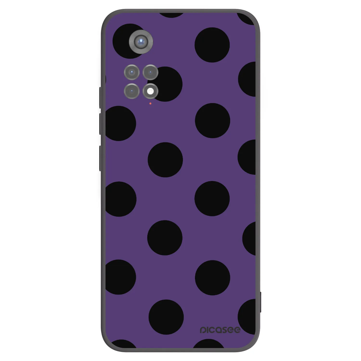 Picasee Xiaomi Redmi Note 11S 5G Hülle - Schwarzes Silikon - Big flickers 2