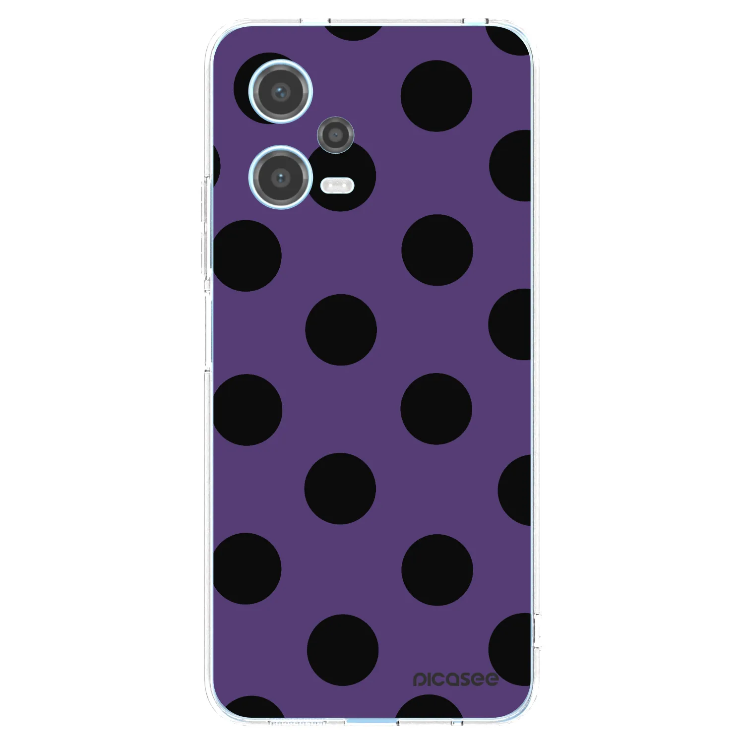 Picasee Xiaomi Redmi Note 12 5G Hülle - Transparentes Silikon - Big flickers 2